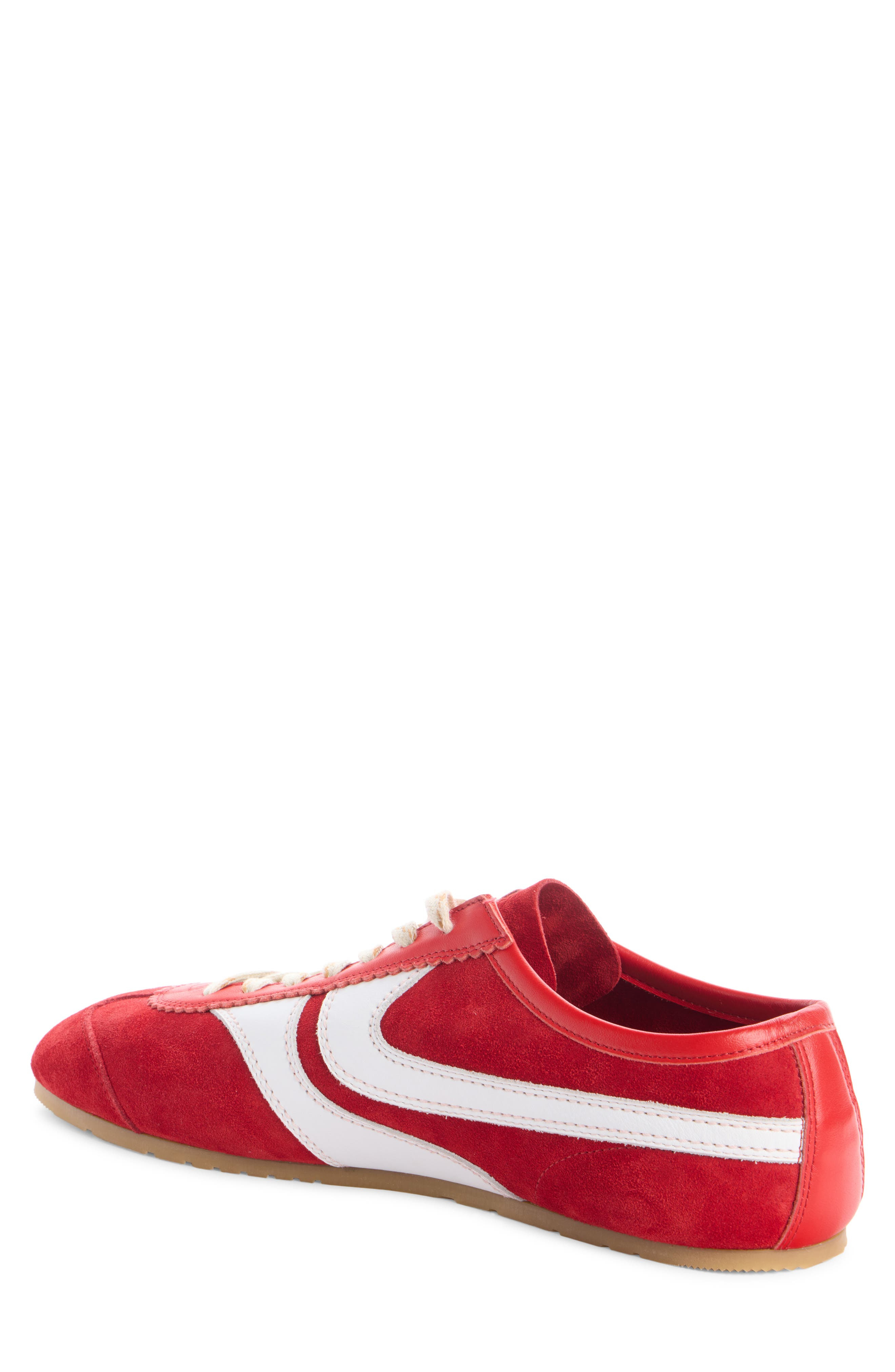 Dries Van Noten Suede Sneaker in Red at Nordstrom - 2