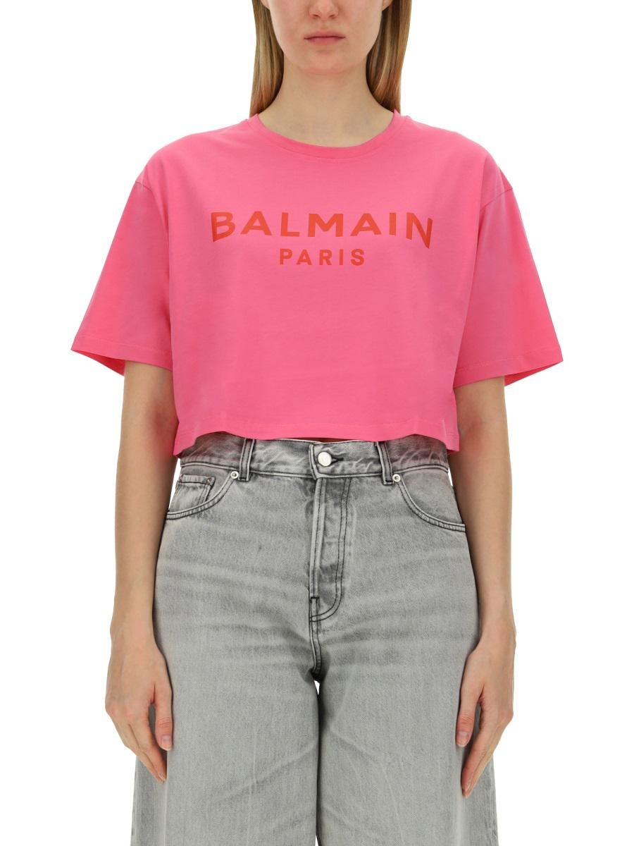 Balmain BALMAIN T-SHIRT WITH LOGO - 1