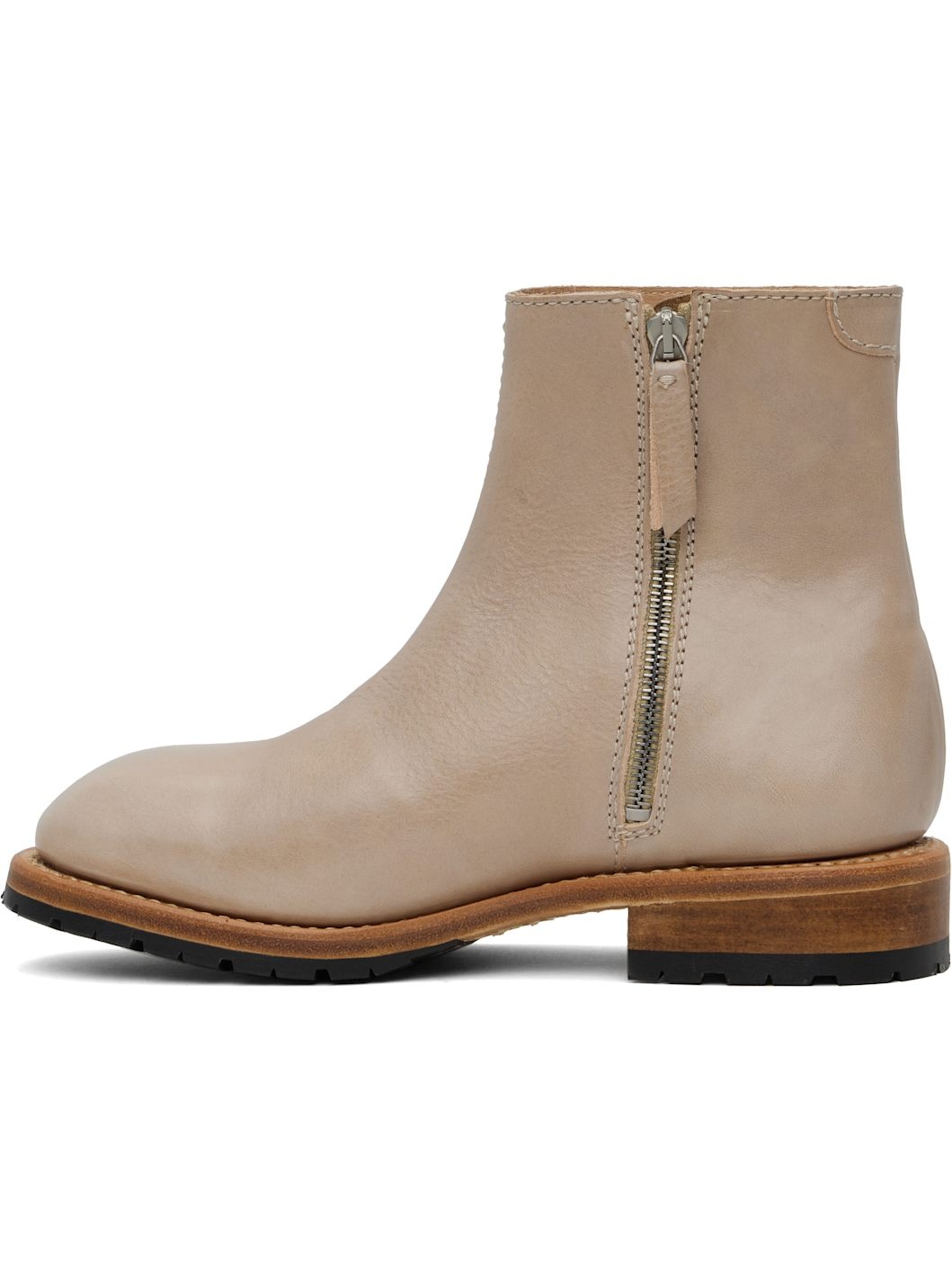 Taupe Engine Boots - 3
