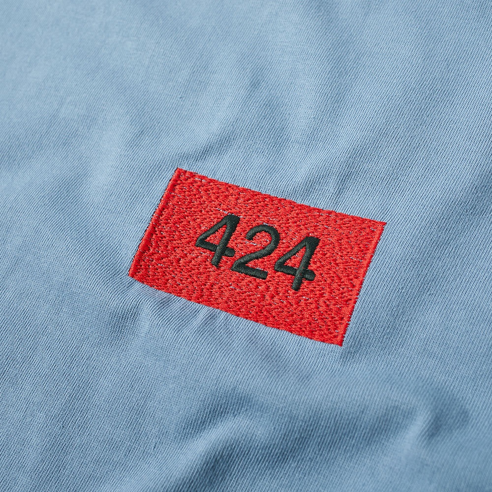 424 Box Logo Embroidered Essential Tee - 2