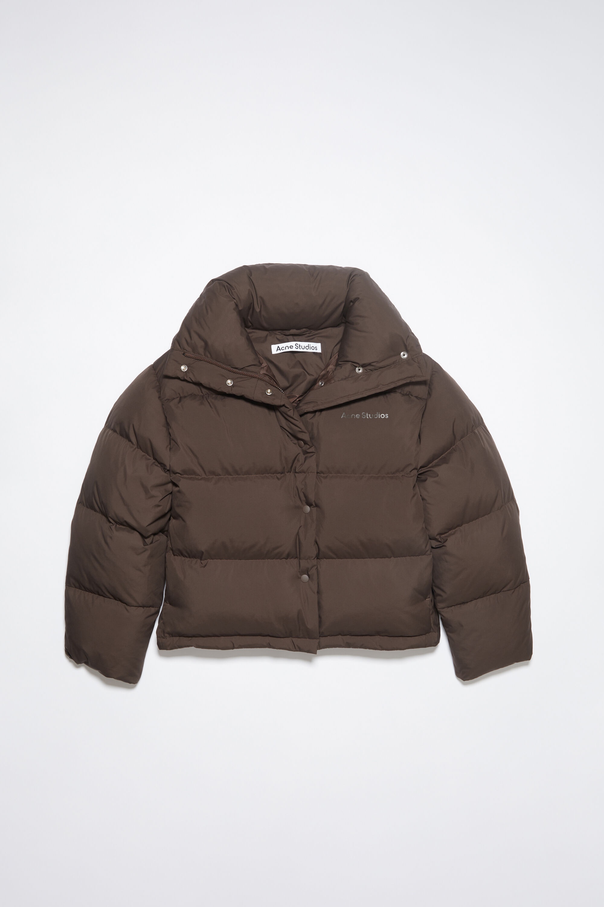 Puffer jacket - Coffee brown - 1
