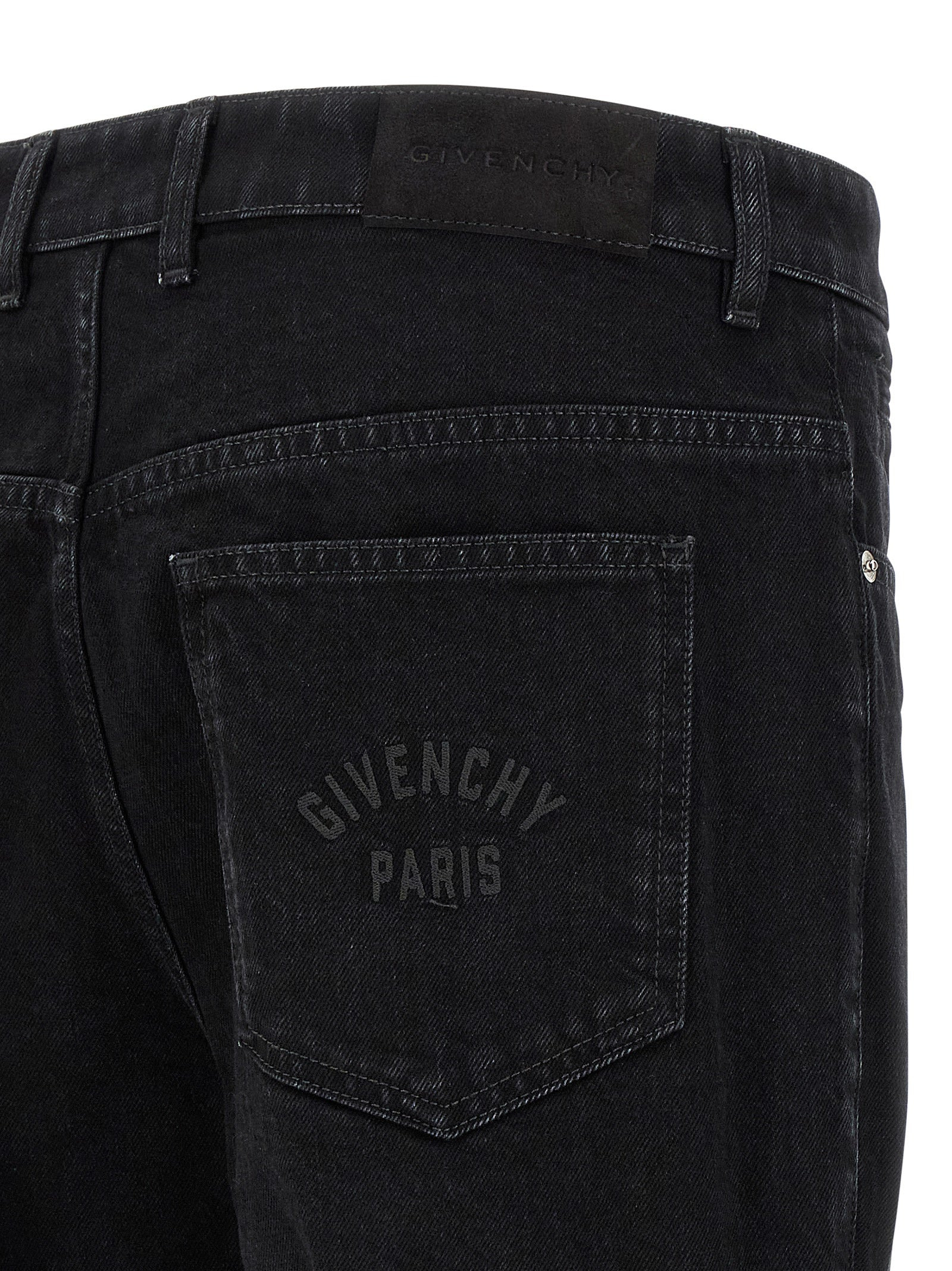 Straight Leg Jeans Black - 4