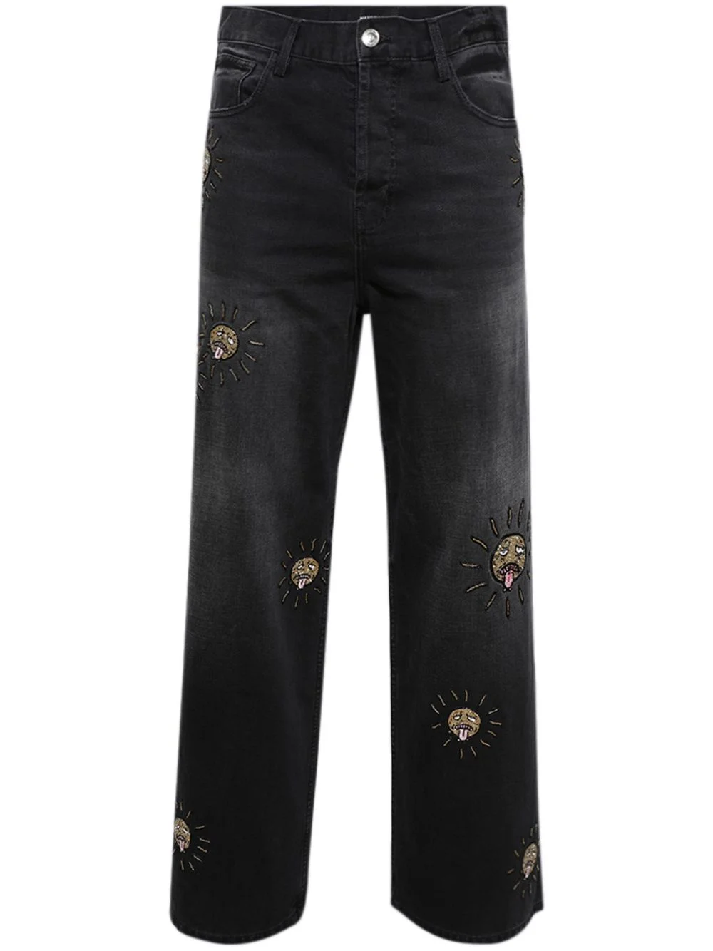 Beaded Sun jeans - 1