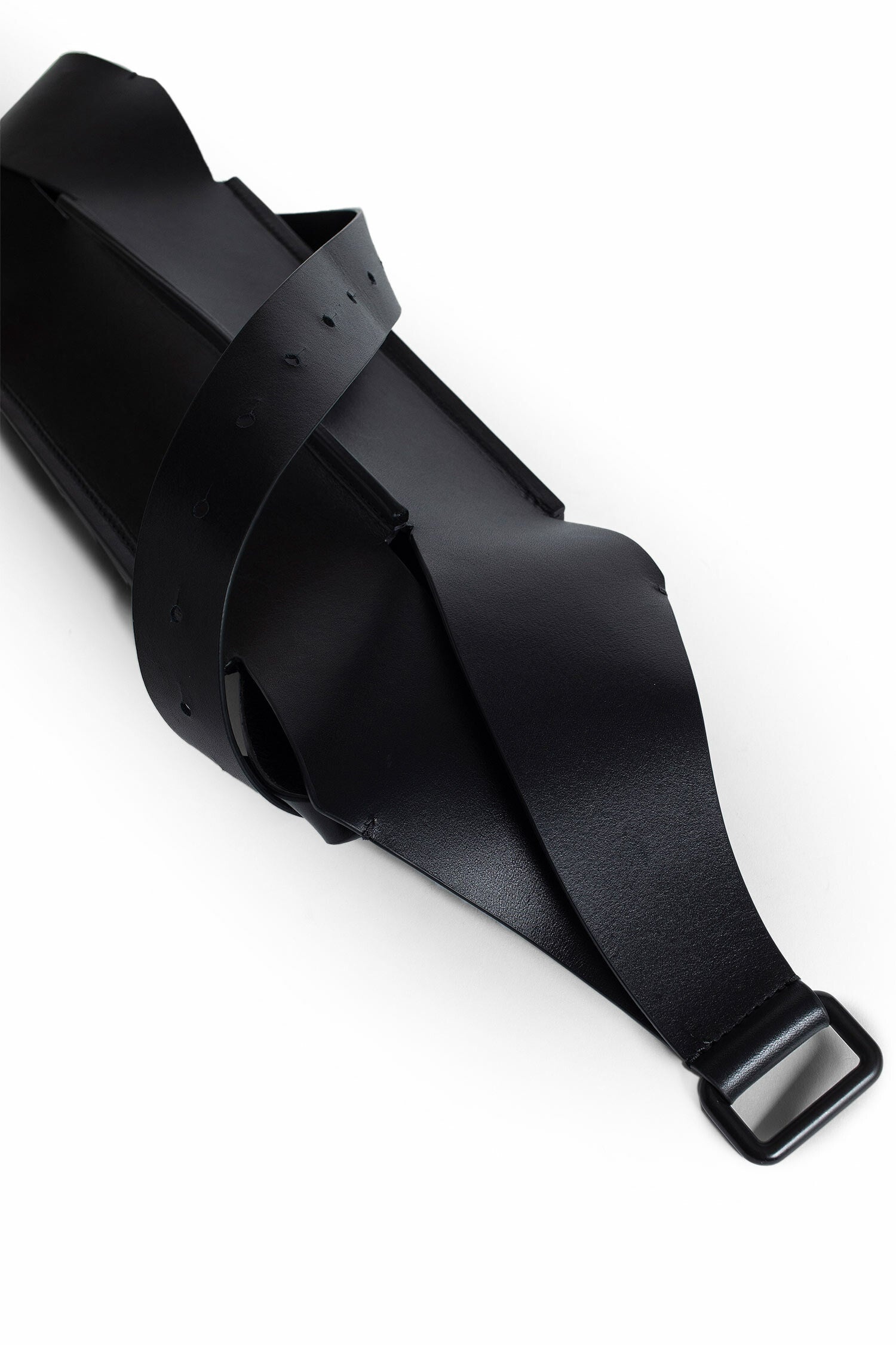 ANN DEMEULEMEESTER UNISEX BLACK BELTS - 3