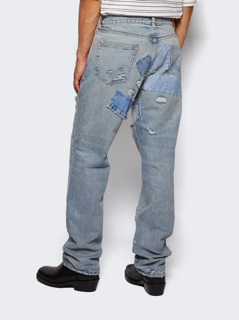 Bowery 5001 Jeans Washed Indigo - 4