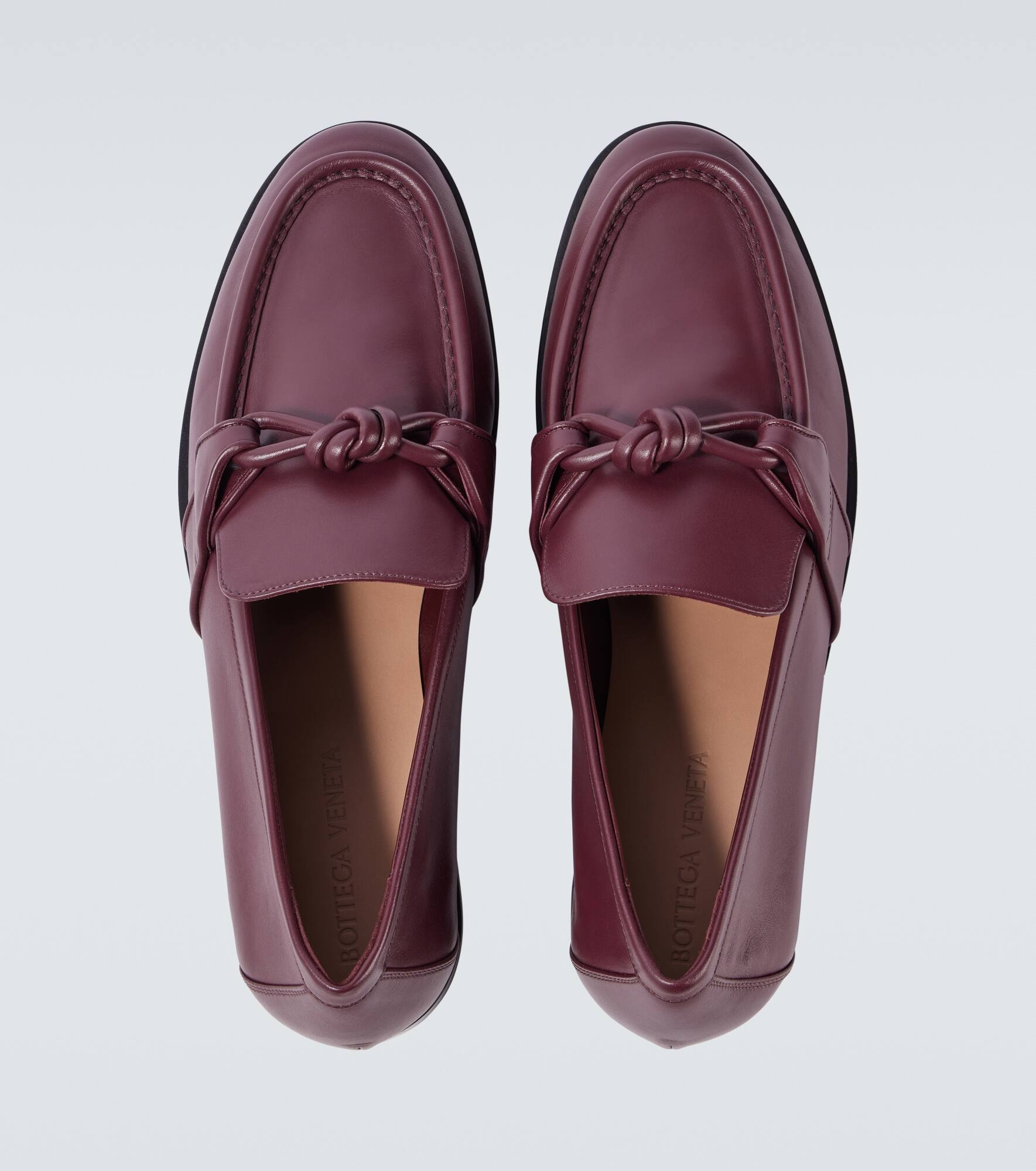 Astaire Knot leather loafers - 4