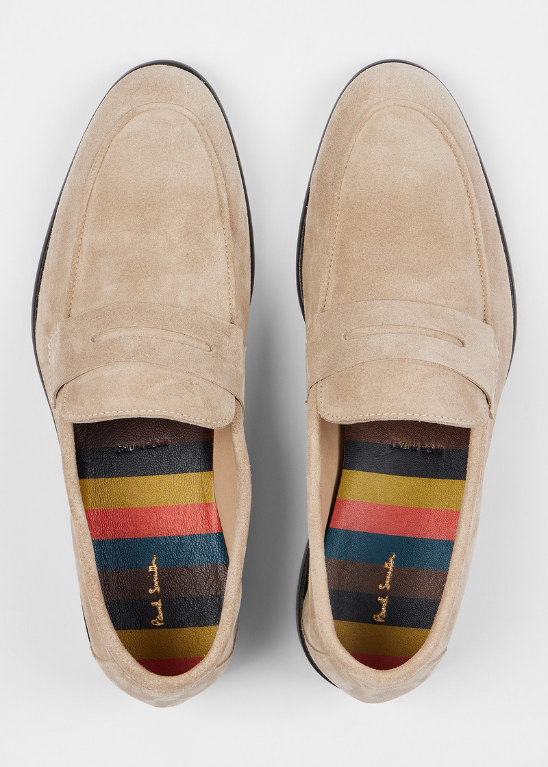 Women's Sand Suede 'Figaro' Loafers 5