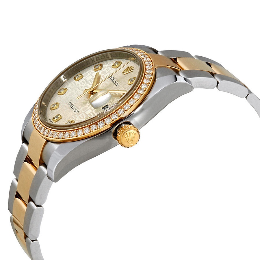 Rolex Oyster Perpetual Datejust 36 Silver Dial Stainless Steel and 18K Yellow Gold Bracelet Automati - 2