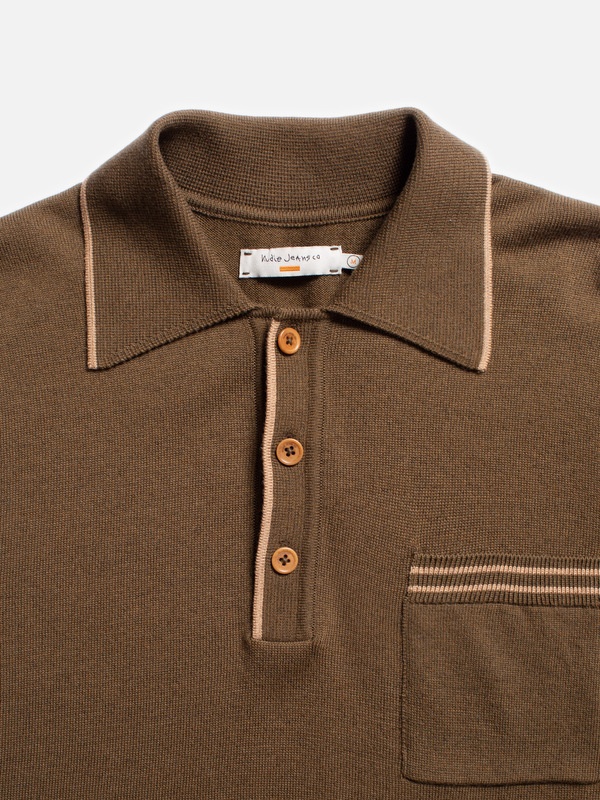 Frippe Polo Club Shirt Olive - 3