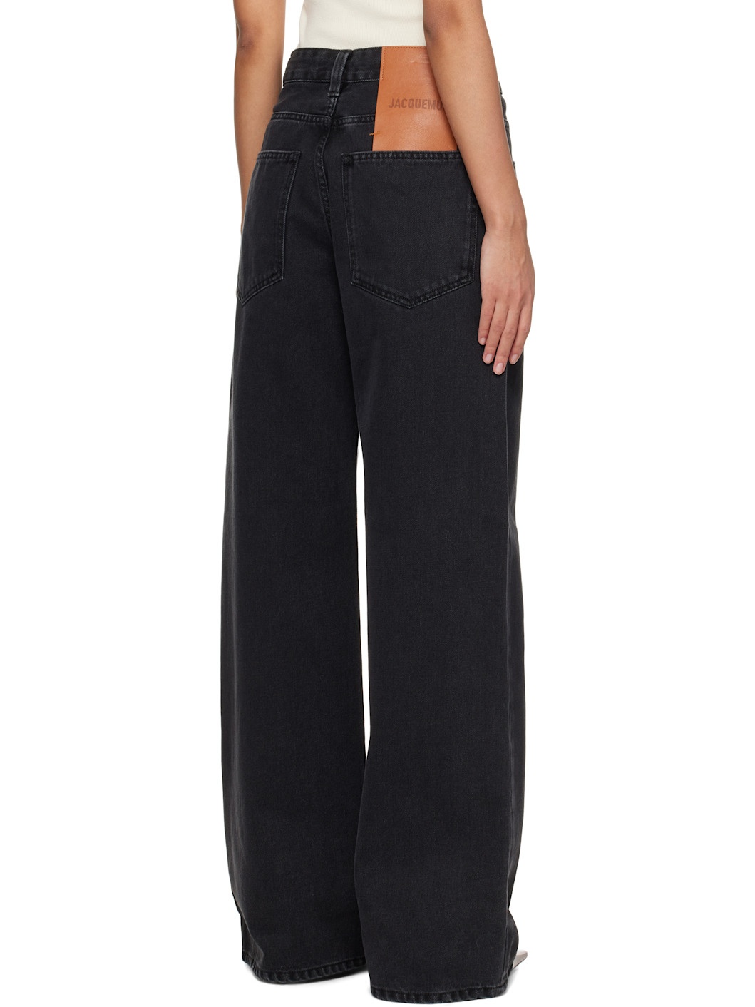 Black 'The wide de-Nîmes' Jeans - 3
