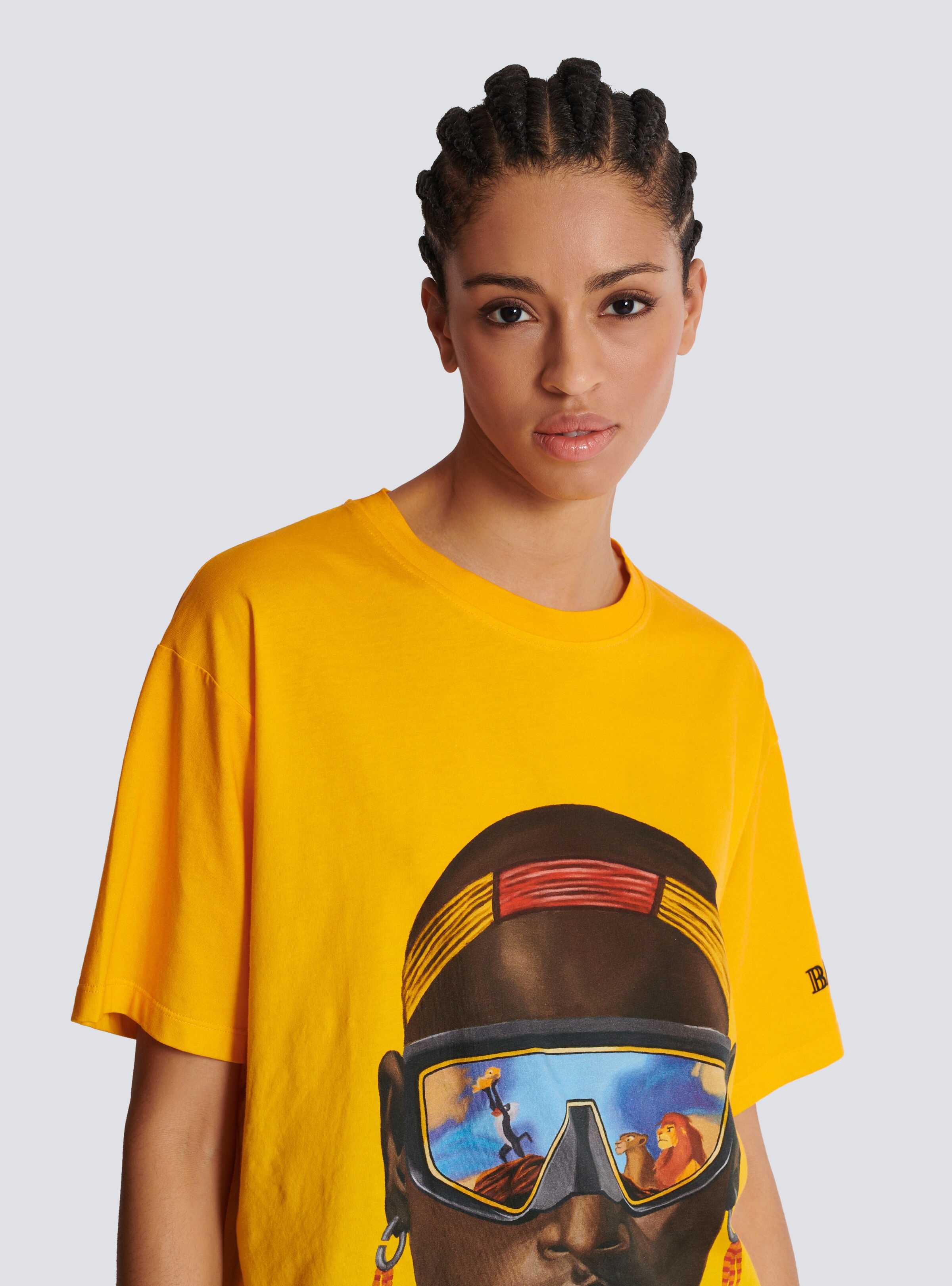 Disney x Balmain: The Lion King - Relaxed T-shirt with Nika Mtwana print - 7