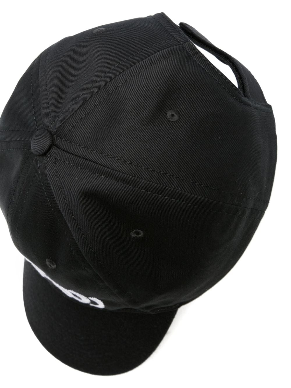 logo-embroidered cotton baseball cap - 2
