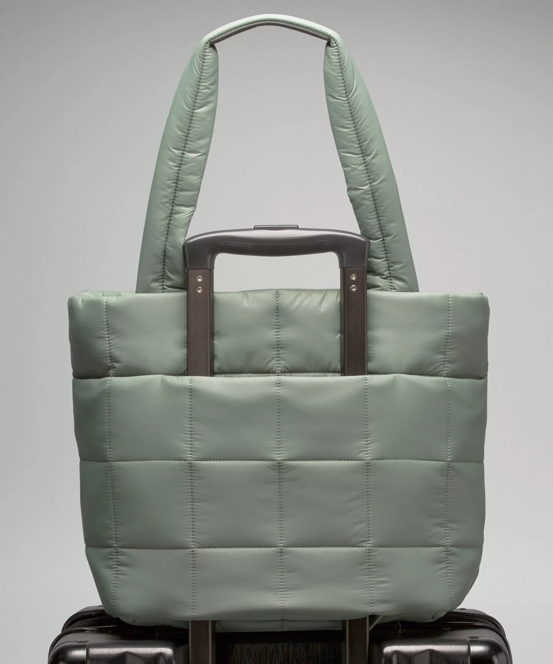 Quilted Grid Tote Bag 12L - 6