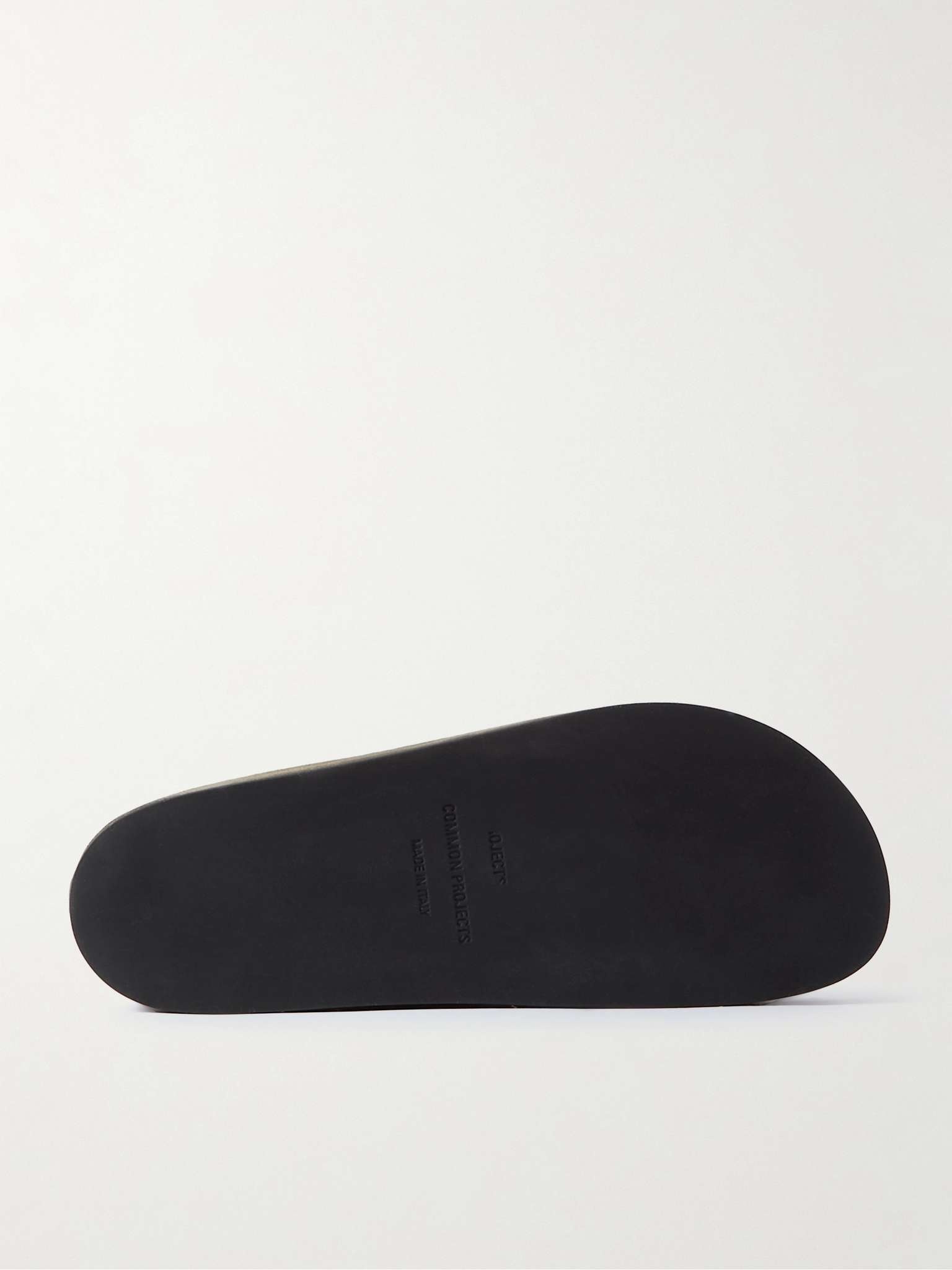Logo-Debossed Suede Clogs - 3