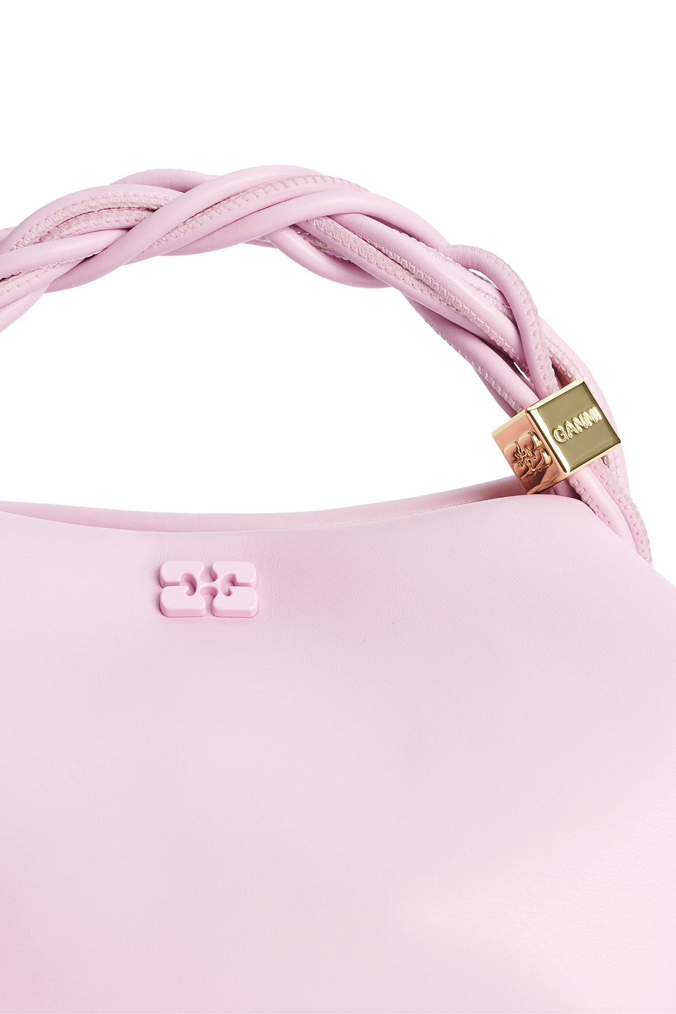 LIGHT PINK SMALL GANNI BOU BAG - 4