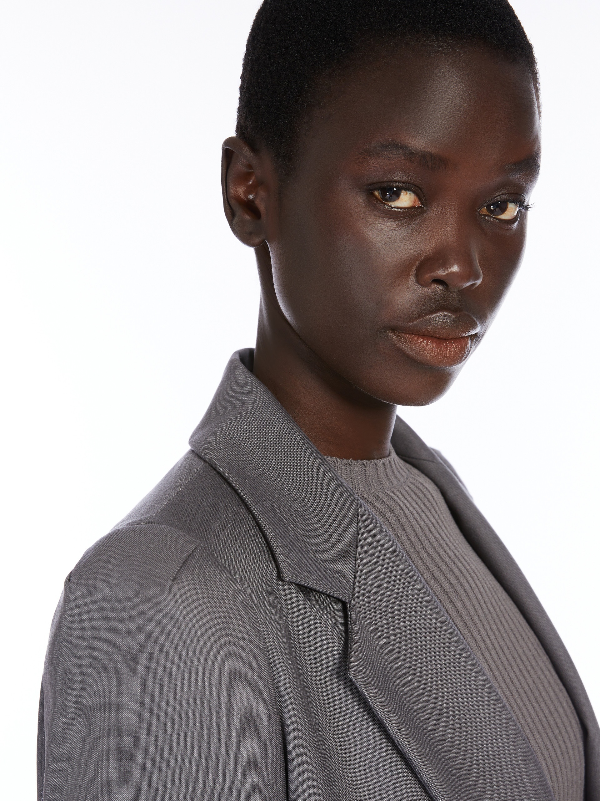 EBRIDI Single-breasted wool, mohair and silk blazer - 6