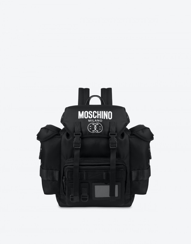 DOUBLE SMILEY® LOGO NYLON BACKPACK 1