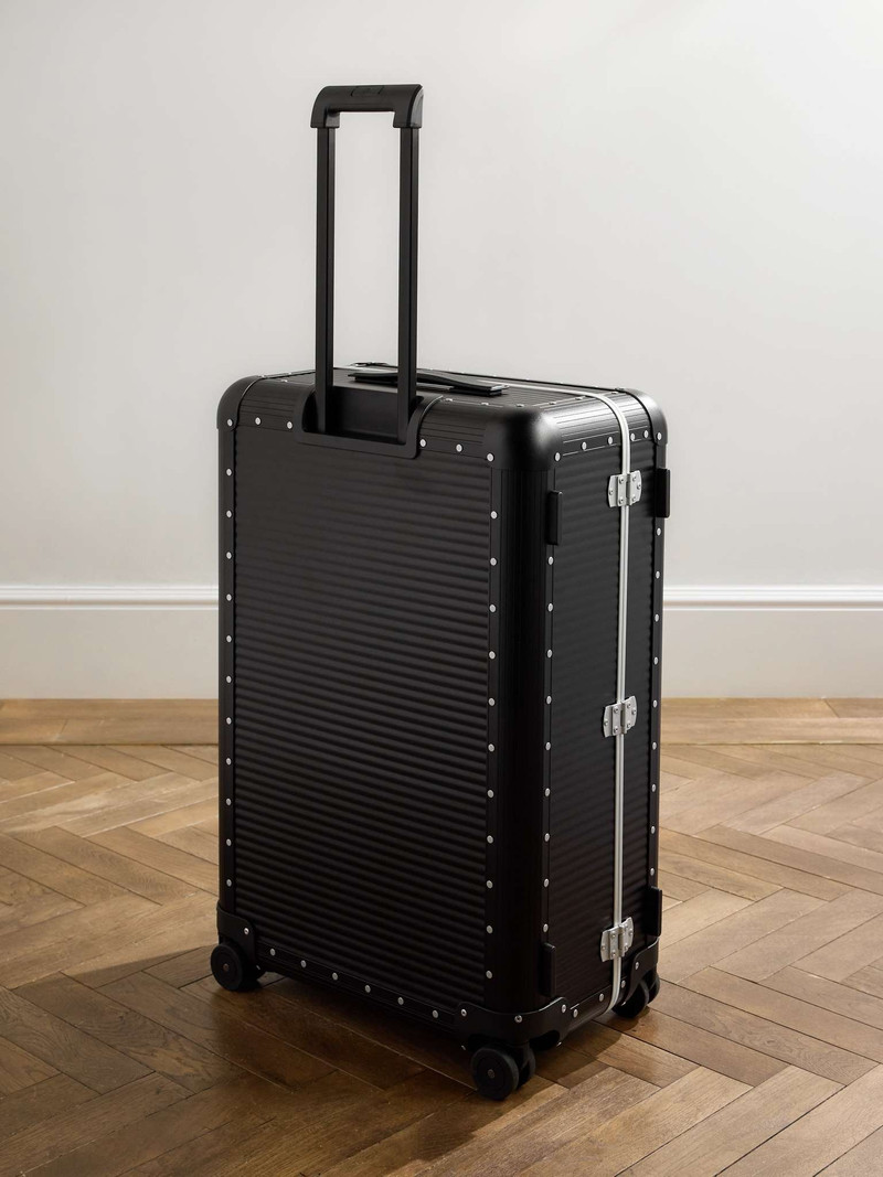 Bank Spinner 76cm Leather-Trimmed Polycarbonate Spinner Suitcase 4