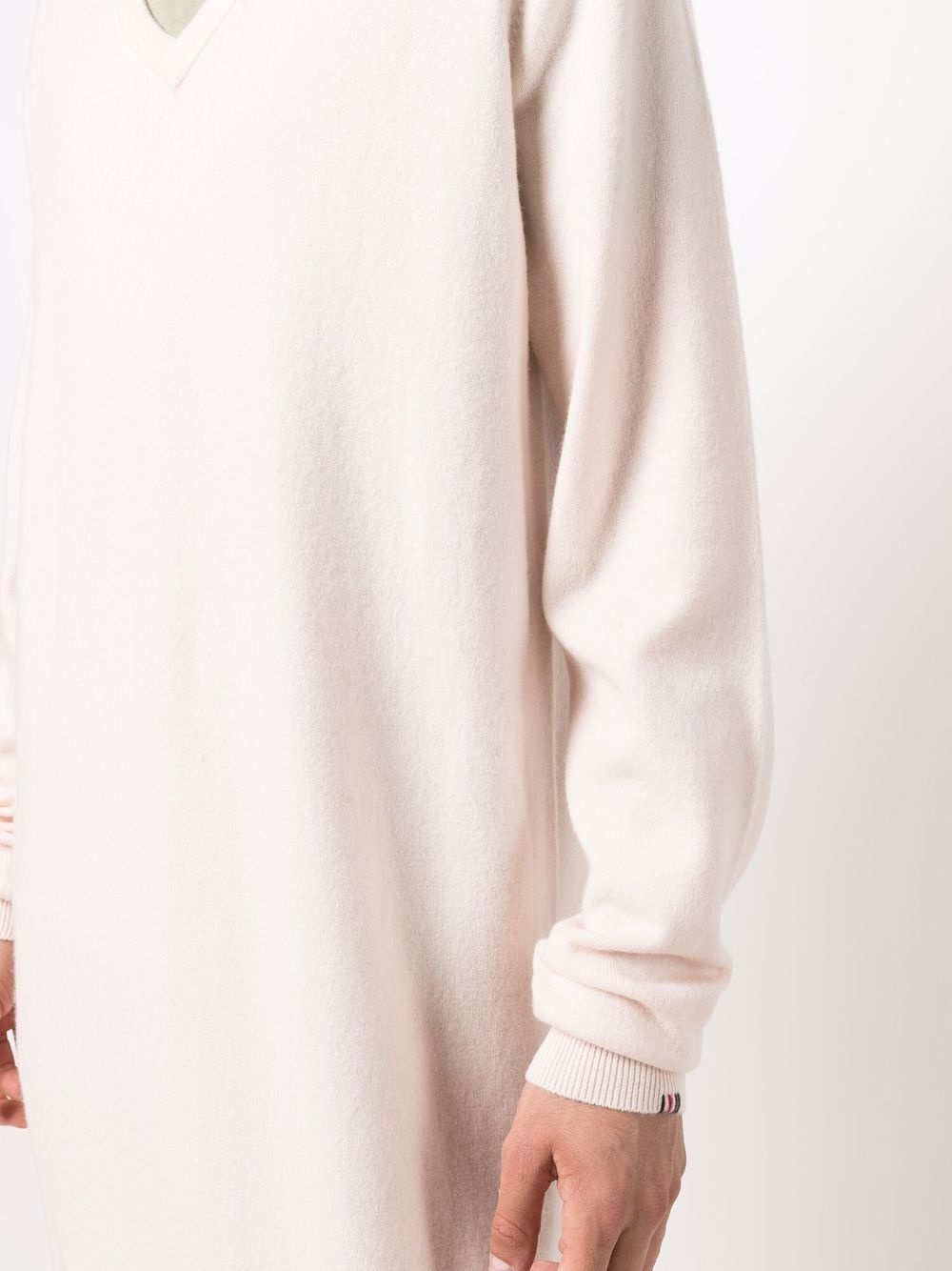 V-neck longline jumper - 6