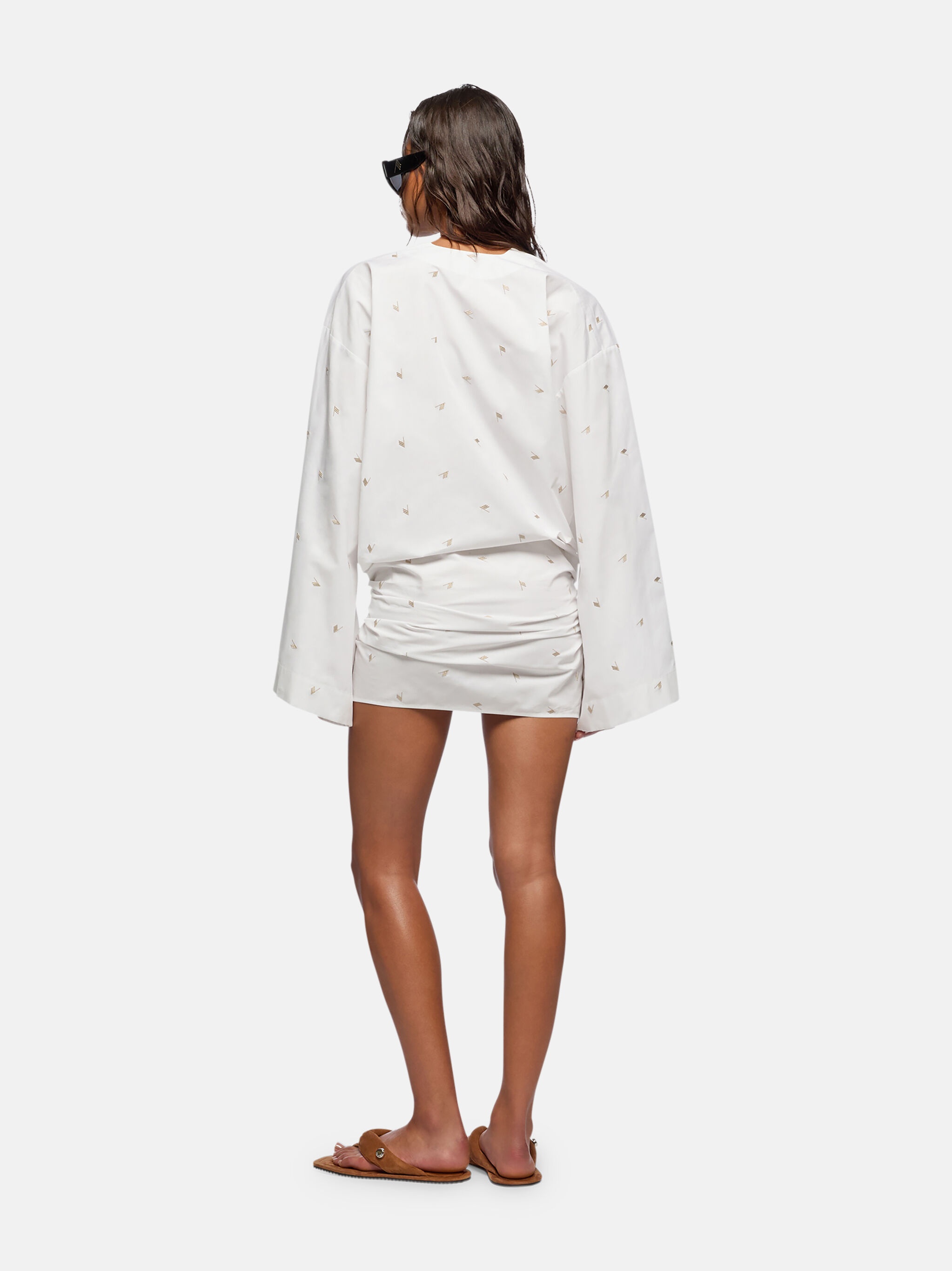 WHITE MINI DRESS - 3