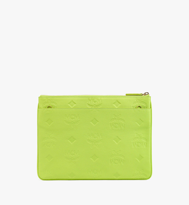 Crossbody Pouch in Embossed Monogram Leather 3