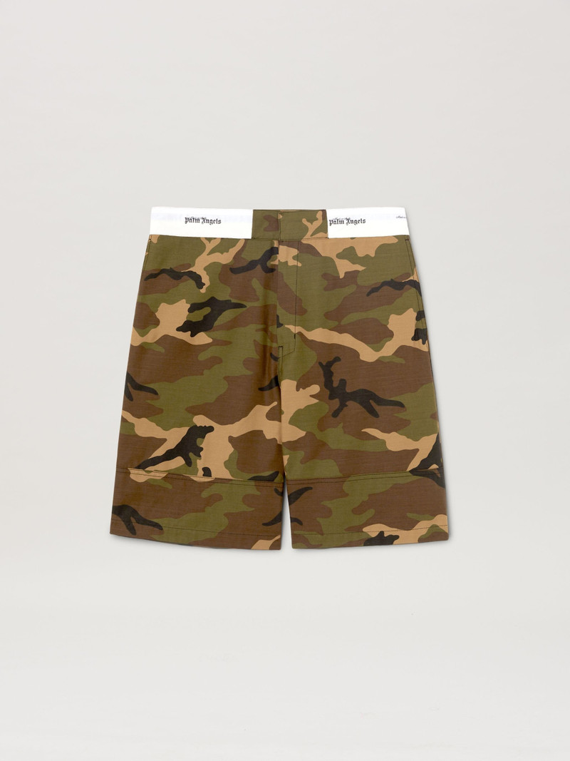 Sartorial Waistband Camo Shorts 1