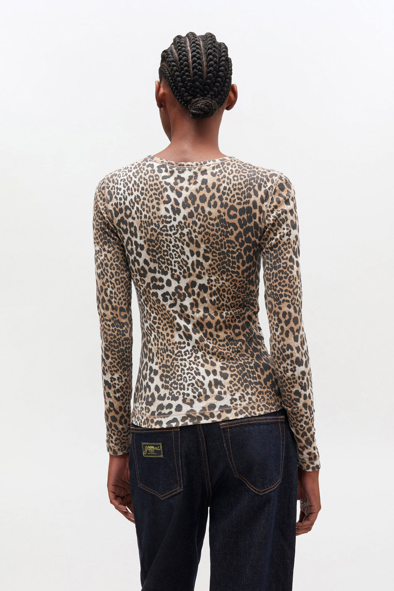 LEOPARD RIB LONG SLEEVE - 4