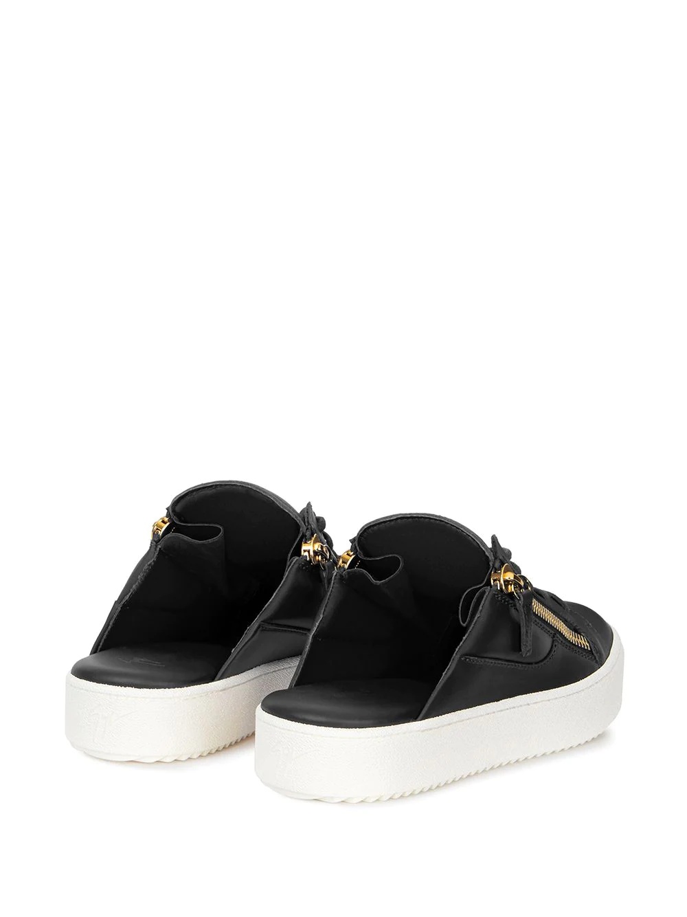 slip-on lace-up sneakers - 3