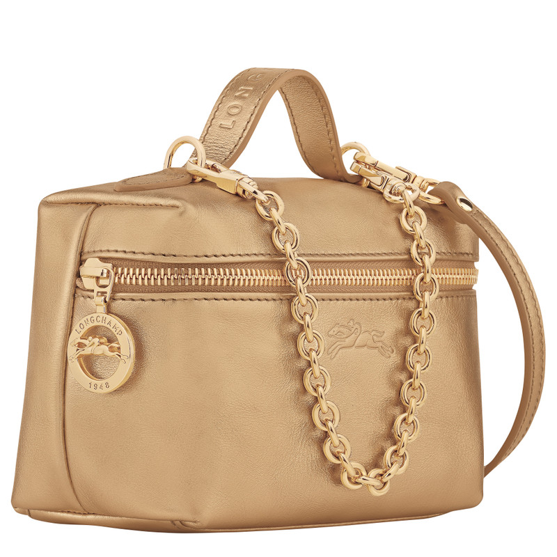 Le Pliage Xtra Crossbody bag Gold - Leather 3