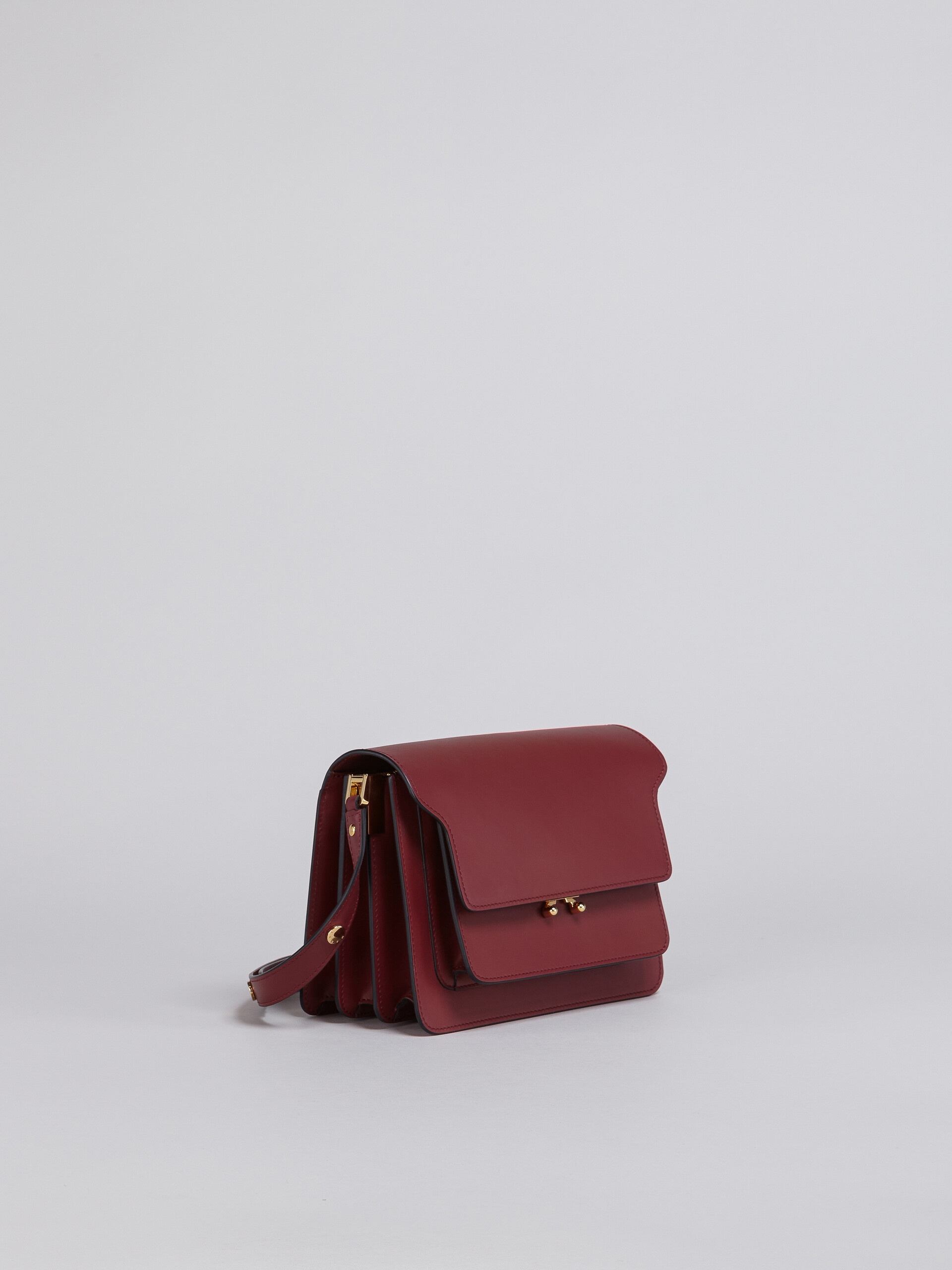 TRUNK MEDIUM BAG IN RED LEATHER - 5