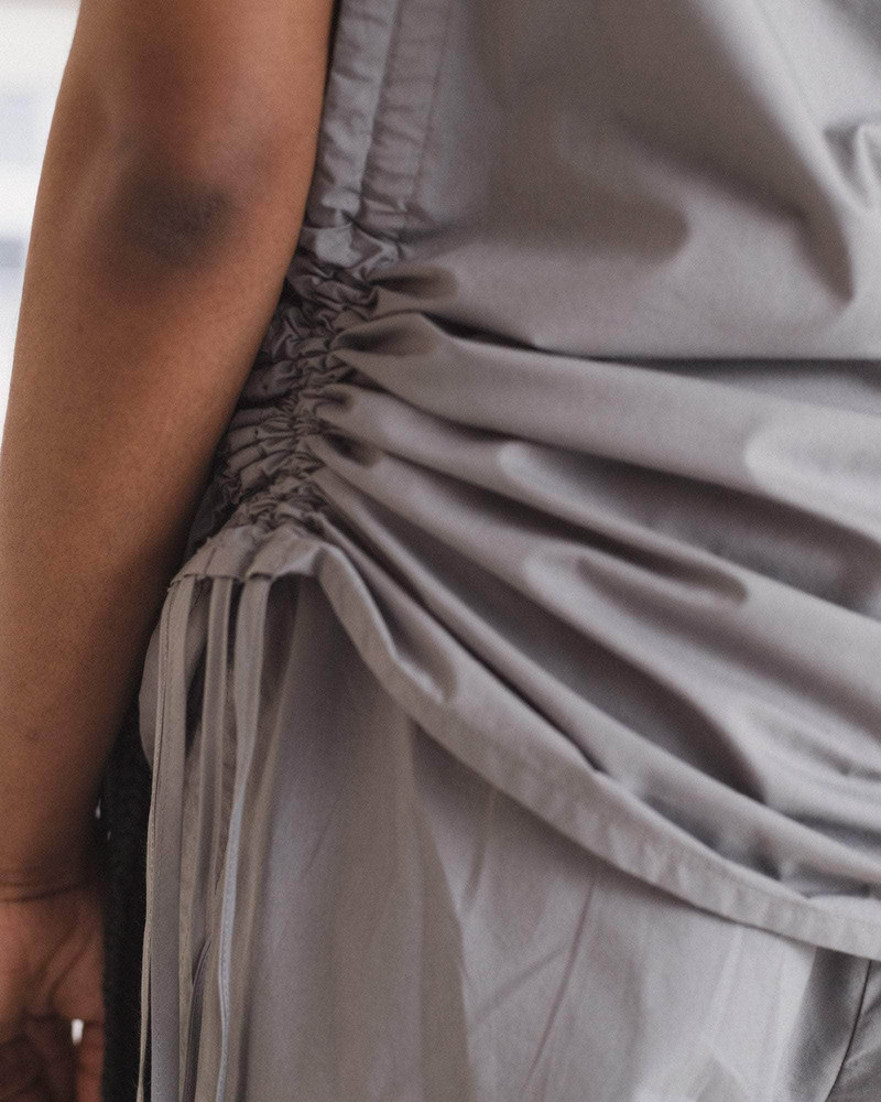 Pictorial Strap Top - Organic Cotton Poplin 4