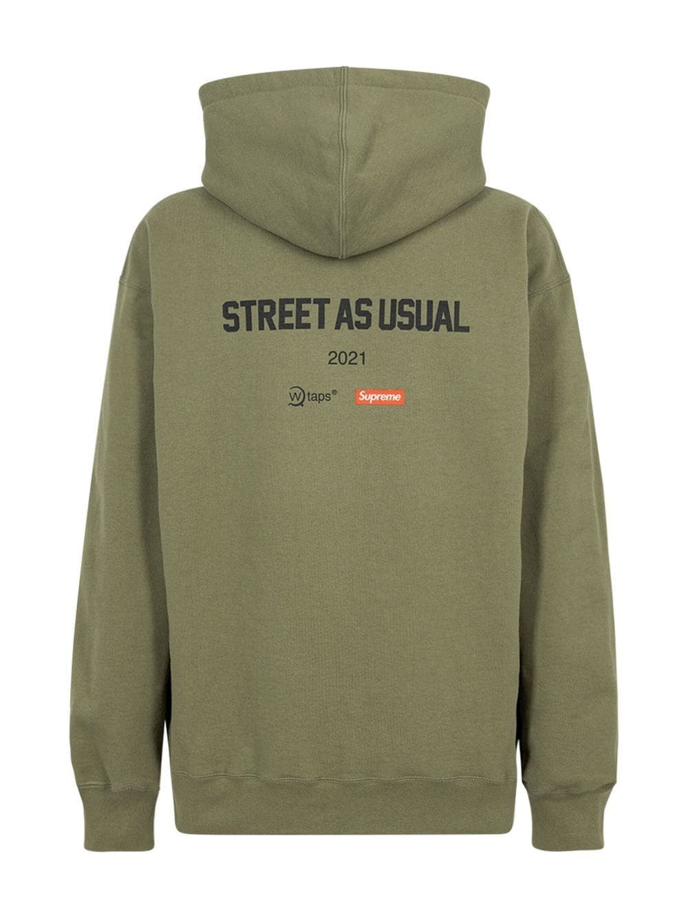 x WTAPS Sic'em!-print hoodie - 2