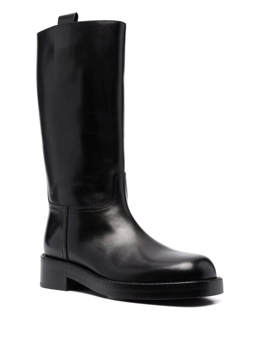 square-toe mid-calf boots - 2