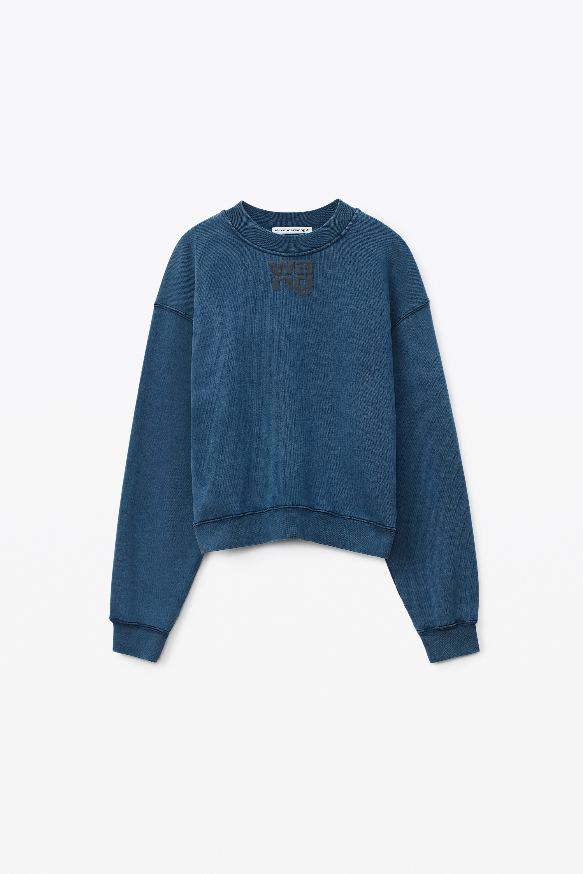 puff logo sweatshirt in structured terry - 1