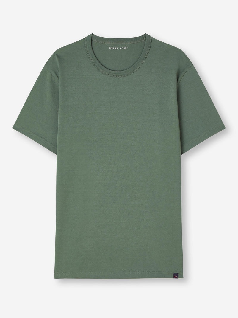 Men's T-Shirt Barny Pima Cotton Soft Green - 1