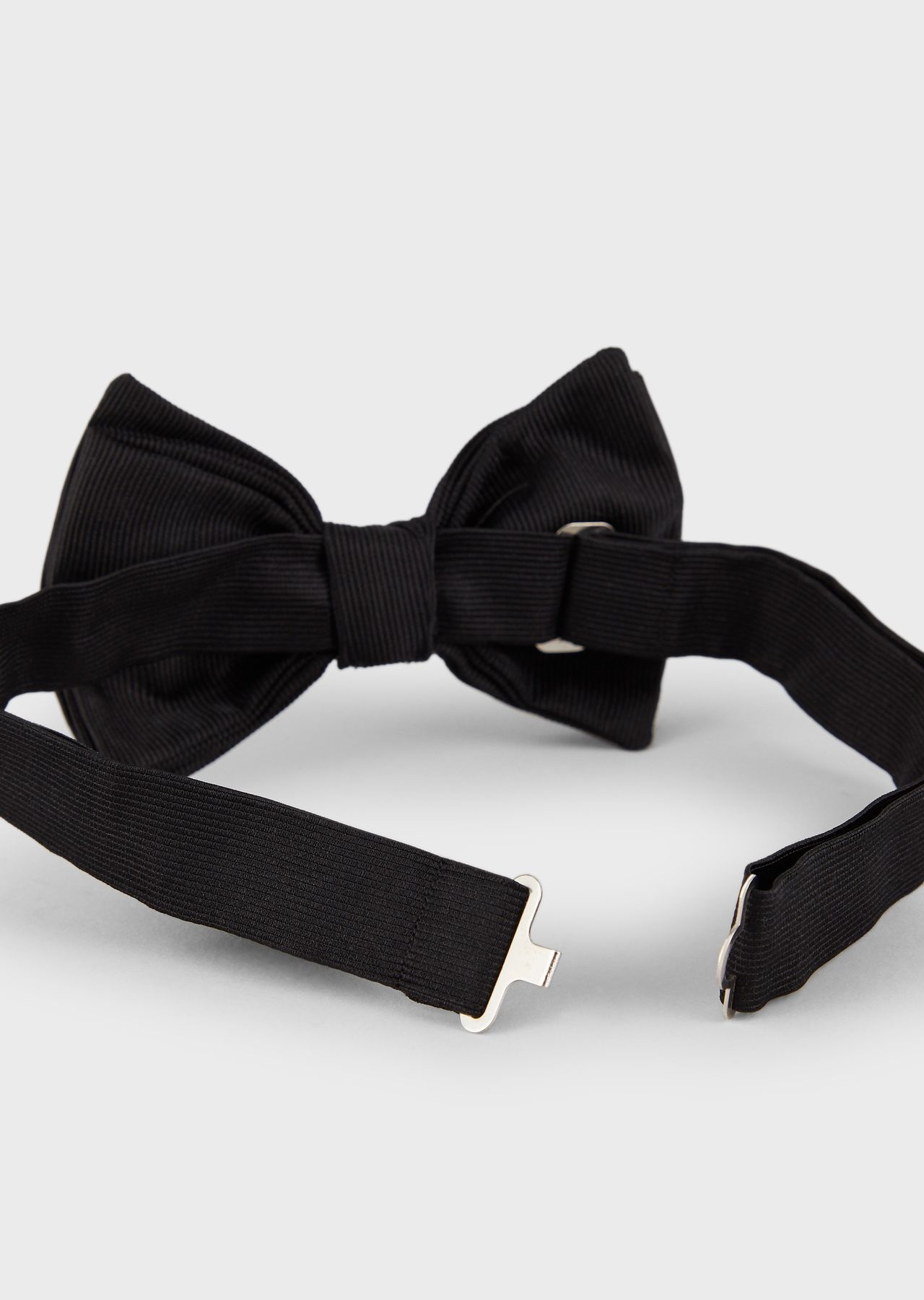 Pure silk knotted bow tie - 3