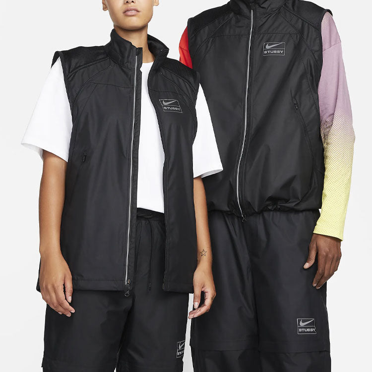 Nike x Stussy FW22 Track Jacket 'Black' DO5305-010 - 6
