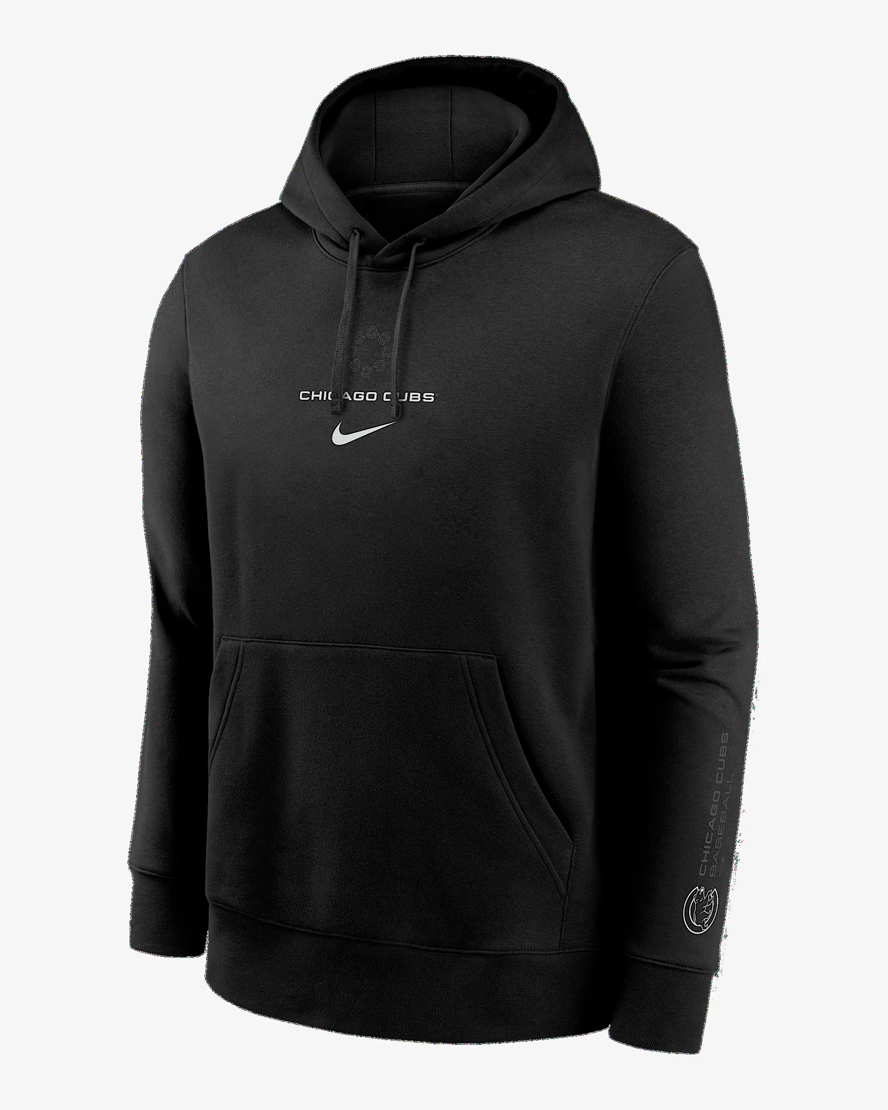 Chicago Cubs Fashion Club Men's Nike MLB Pullover Hoodie - 1