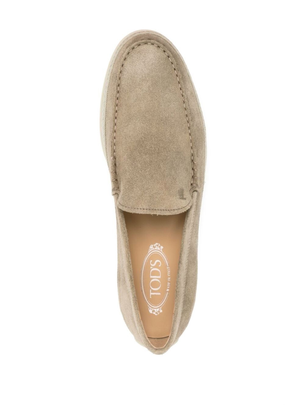round-toe slip-on loafers - 4