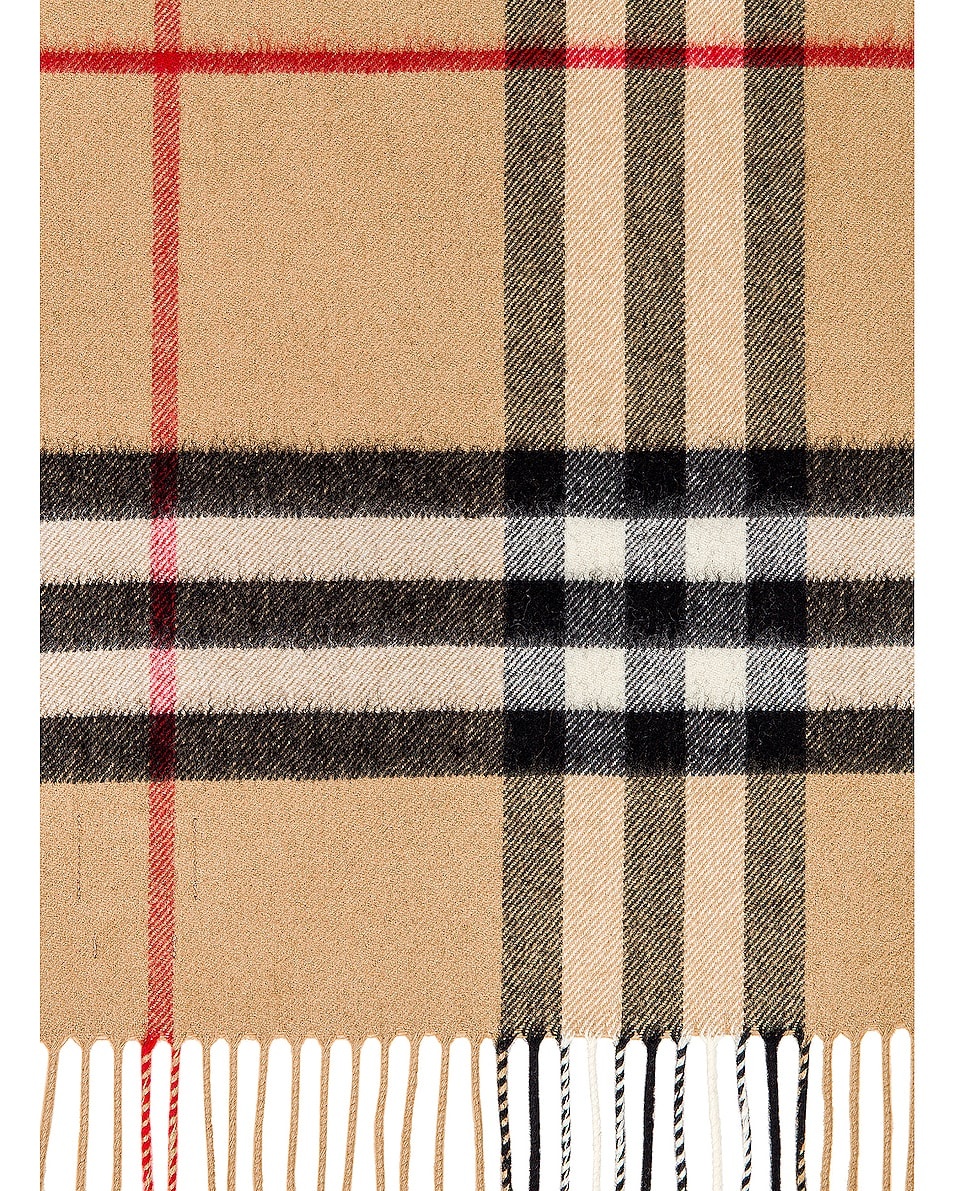 Giant Check Cashmere Scarf - 3