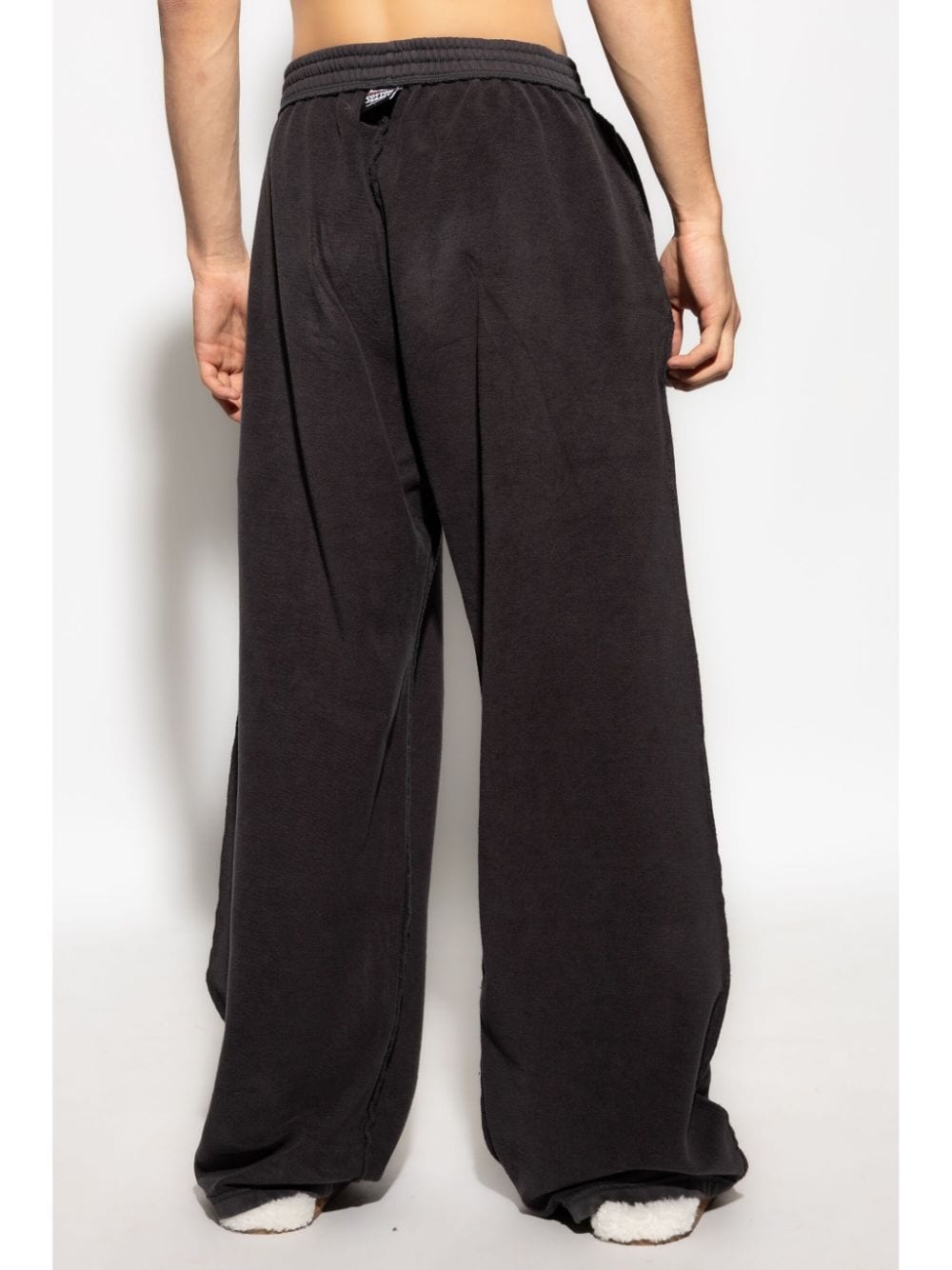 distressed-effect track pants - 4