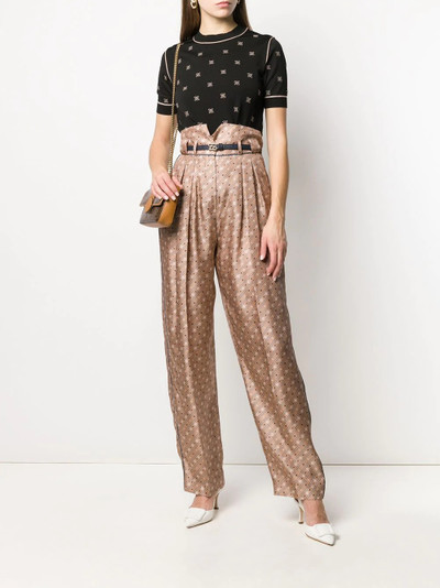 FENDI Karligraphy motif knitted top outlook