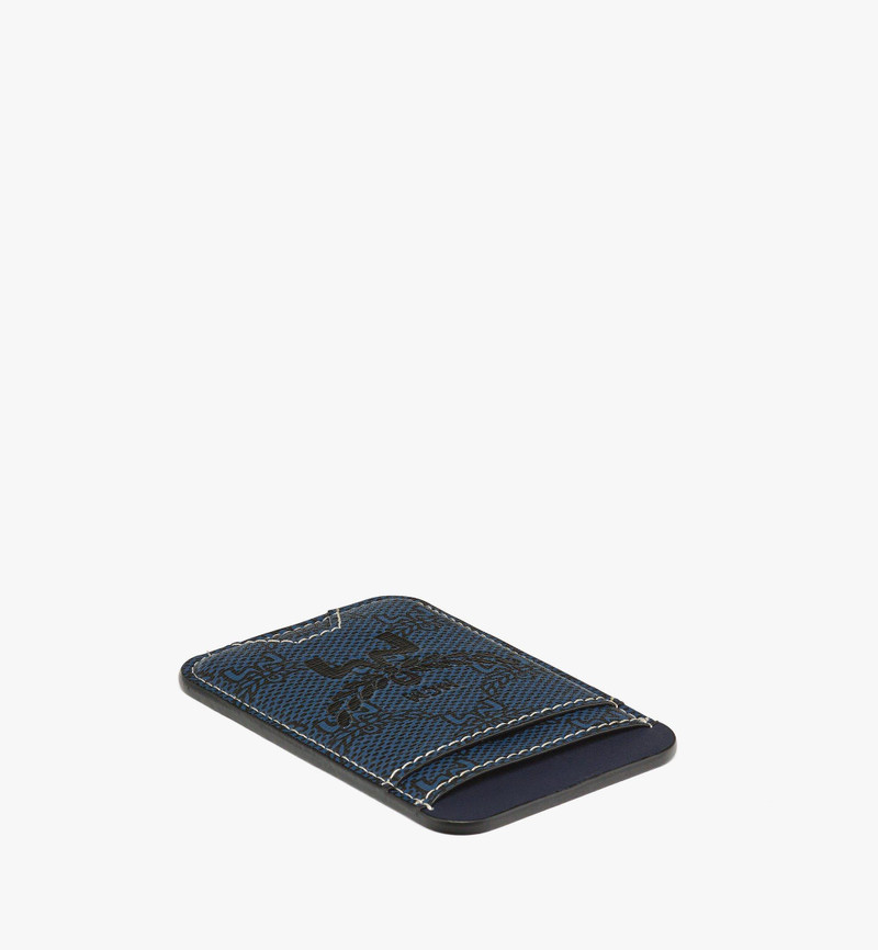 MCM Himmel N/S Card Case in Lauretos outlook