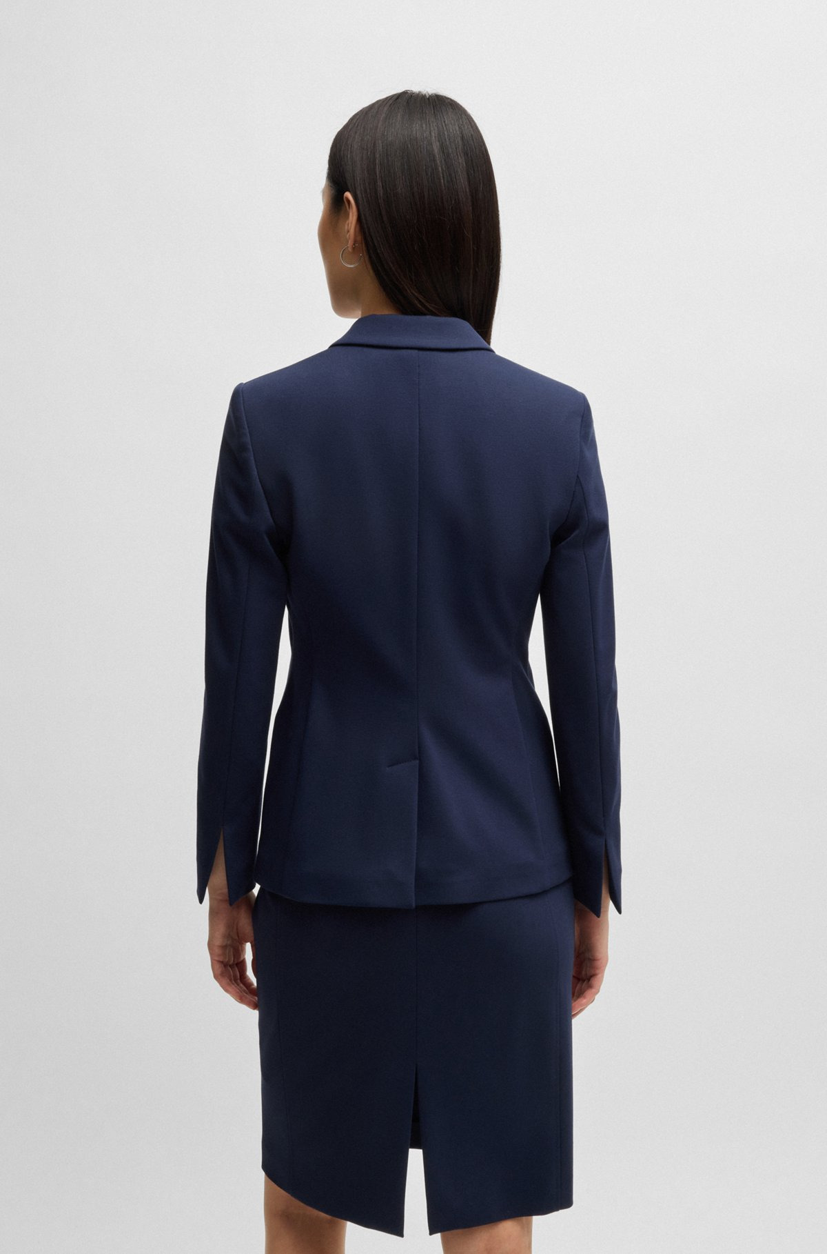SLIM-FIT BLAZER WITH ZIPPED POCKETS - 4