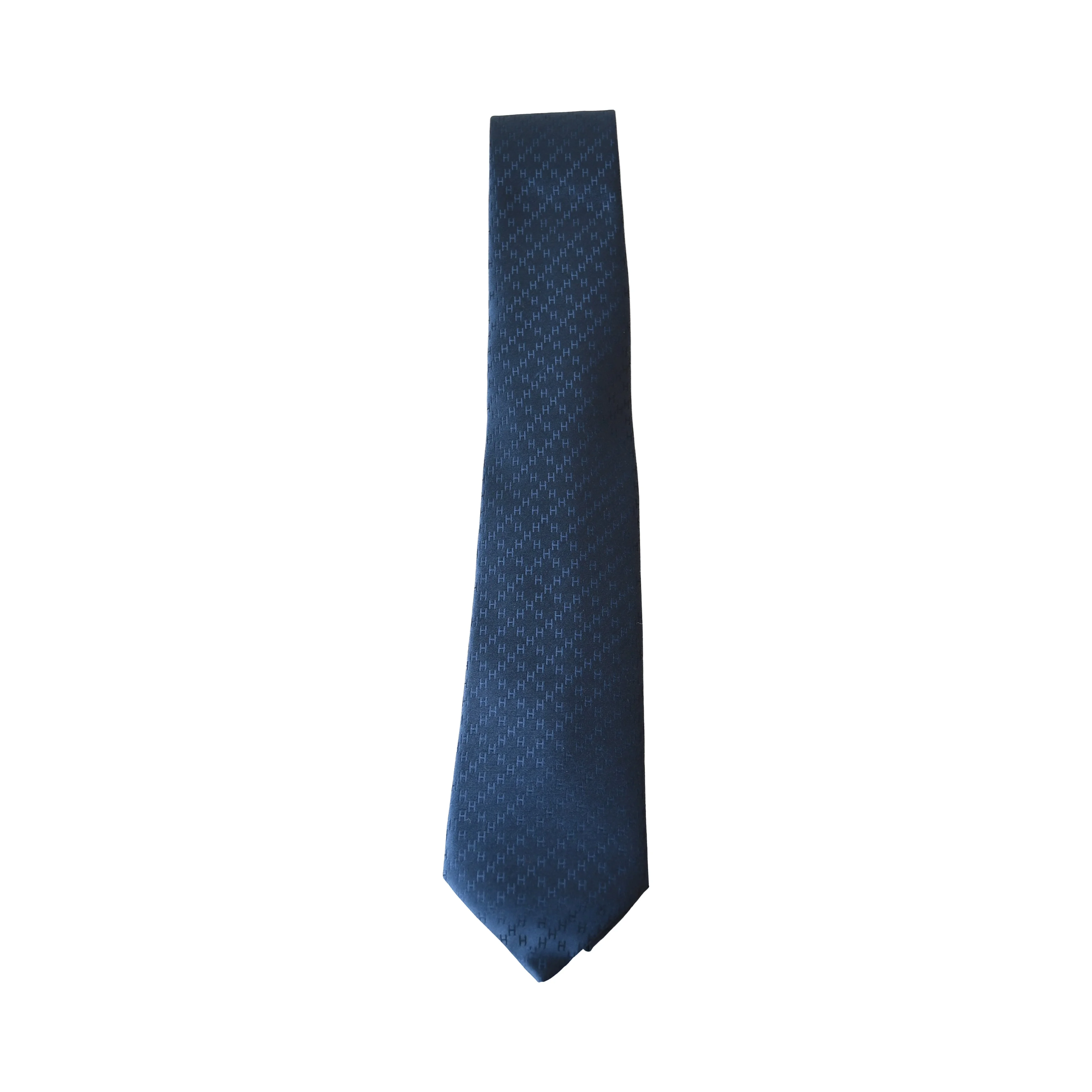 Hermes Crs New Faconnee H Tie Bleu De Chine - 1