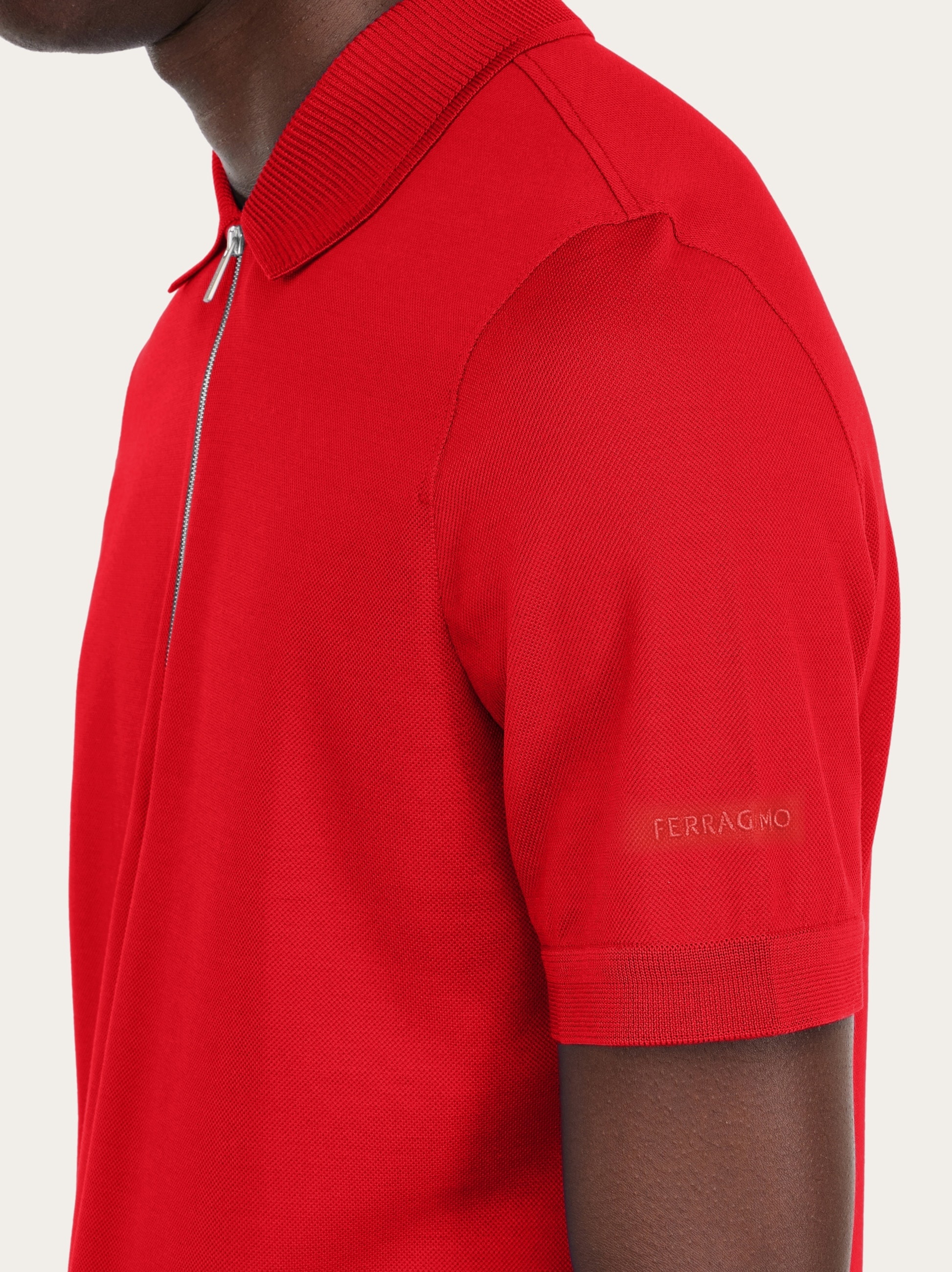 Polo with zip collar - 4