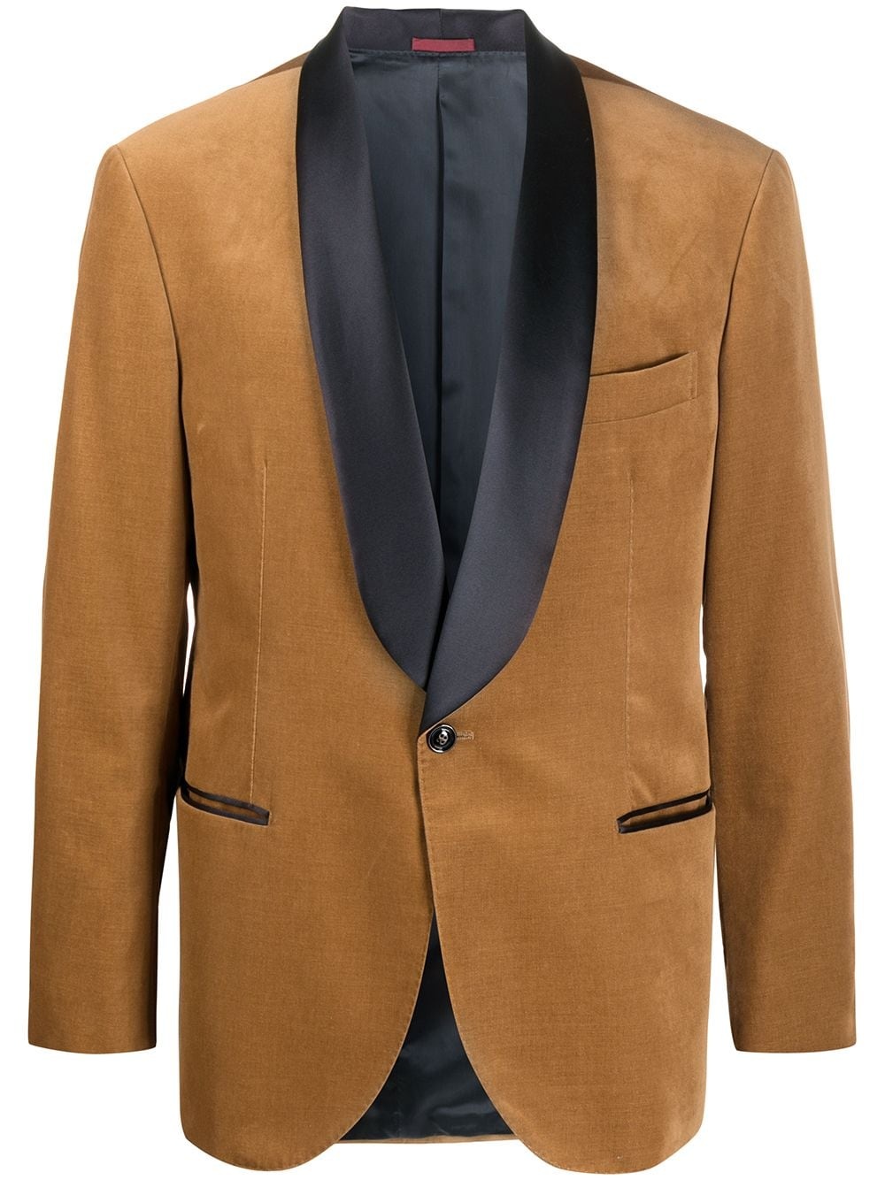 contrasting lapel dinner suit - 1