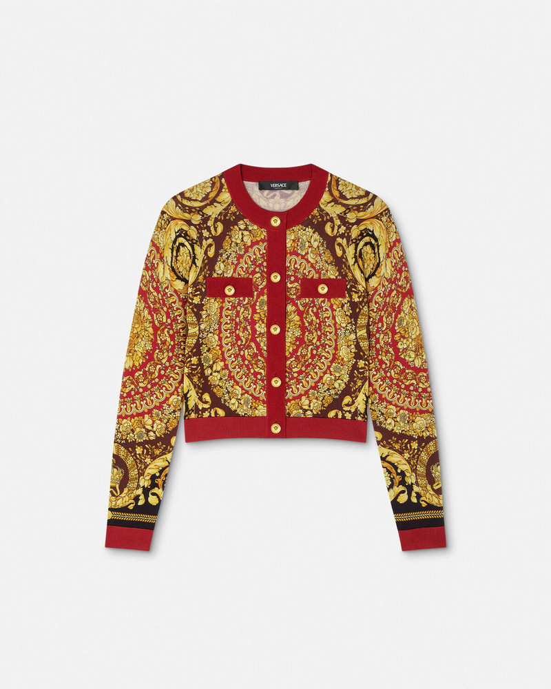 Barocco Silk Knit Cardigan 1