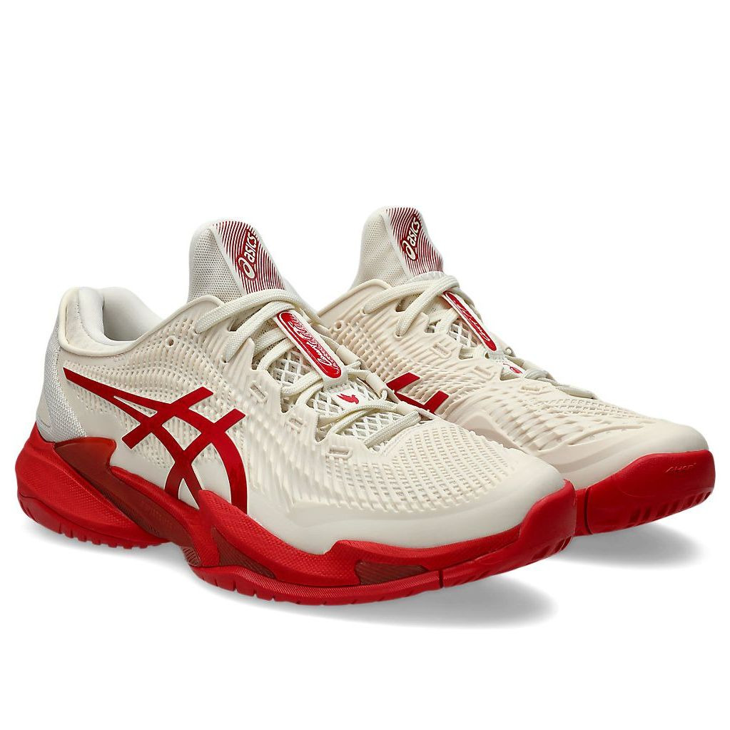 ASICS Court FF 3 Novak 'Cream Classic Red' 1041A522-968 - 3
