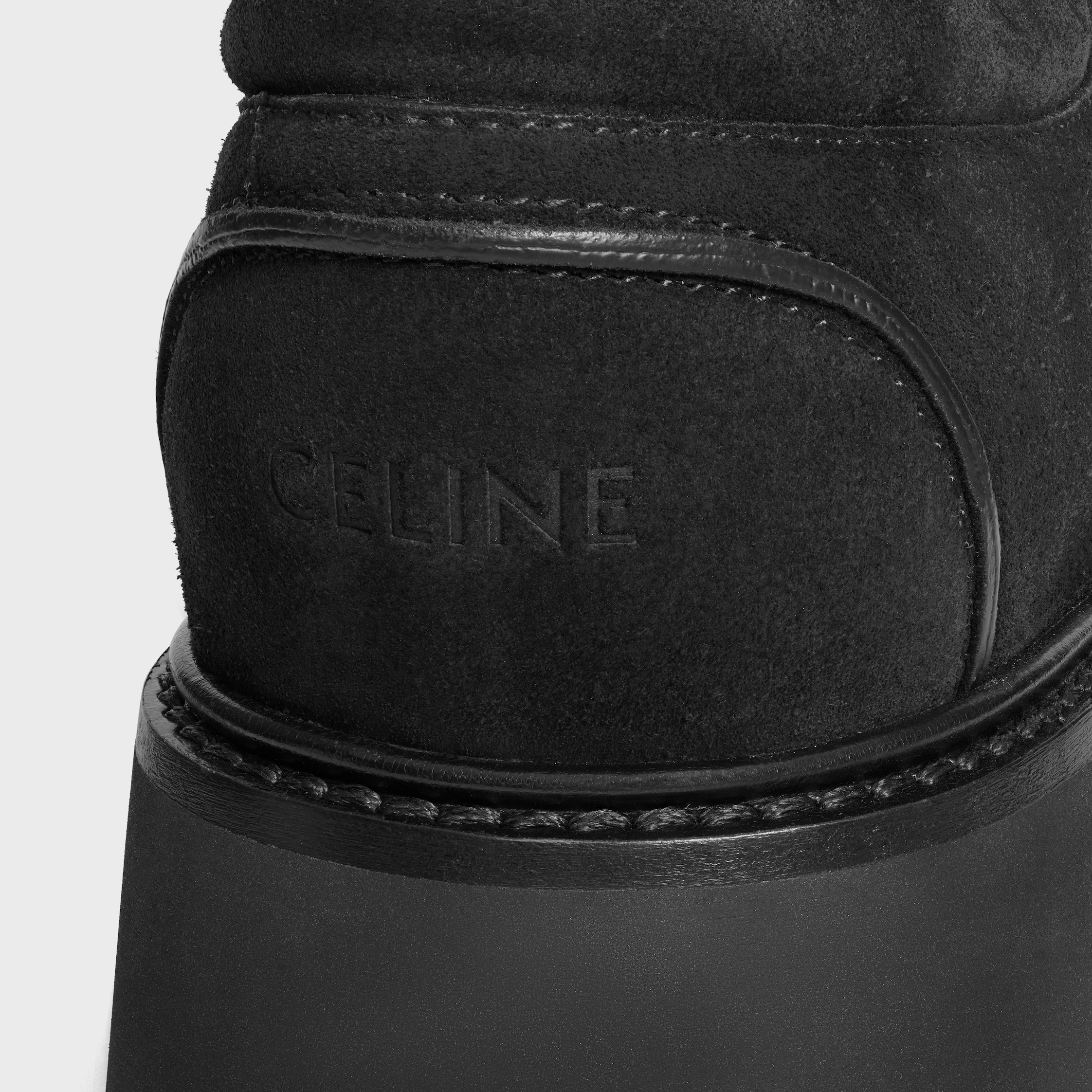 CELINE TRIOMPHE LOAFERS IN SUEDE CALFSKIN - 5